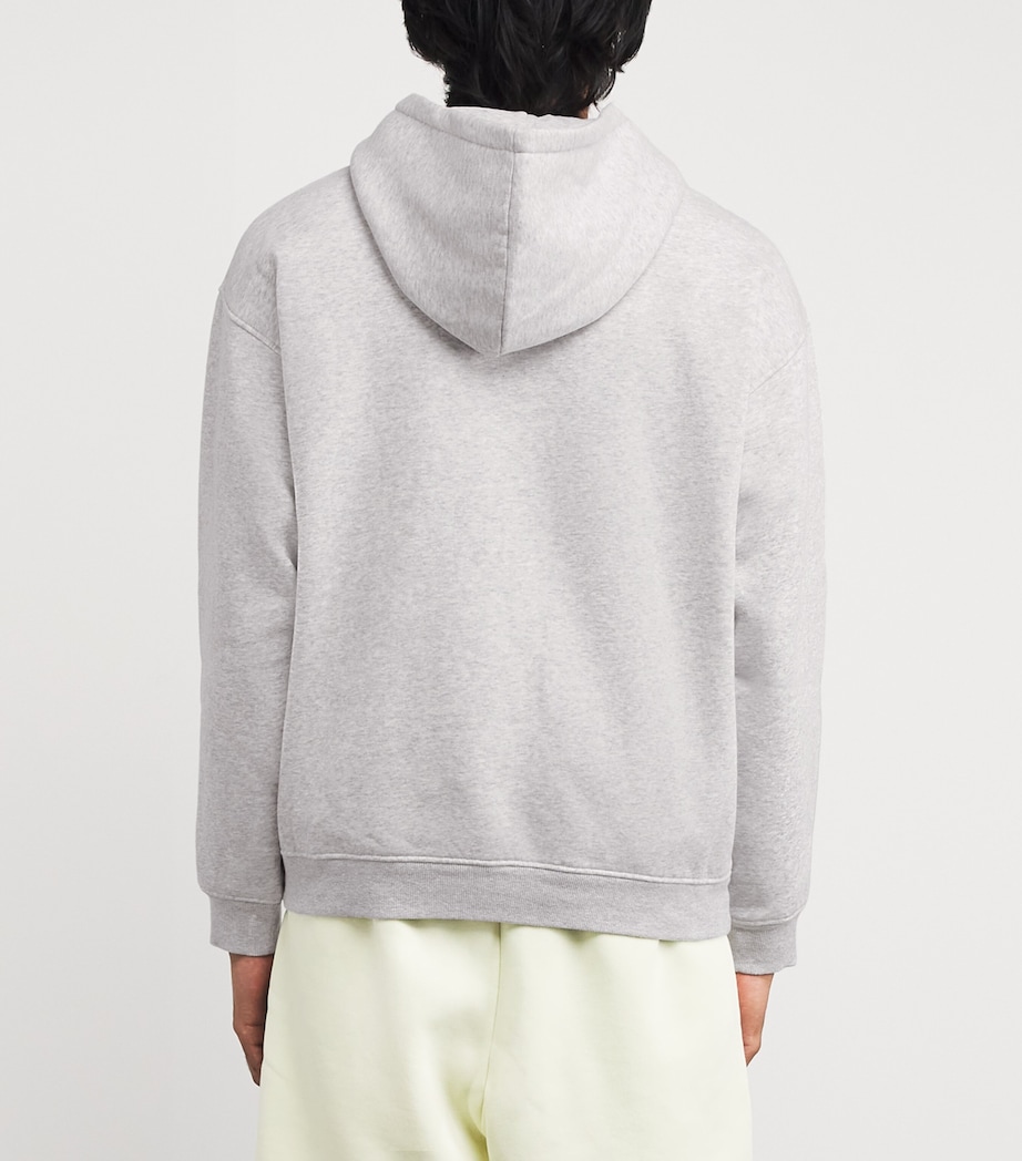 Fleece Lounge Relaxed Hoodie LIGHT HEATHER GREY Image 4