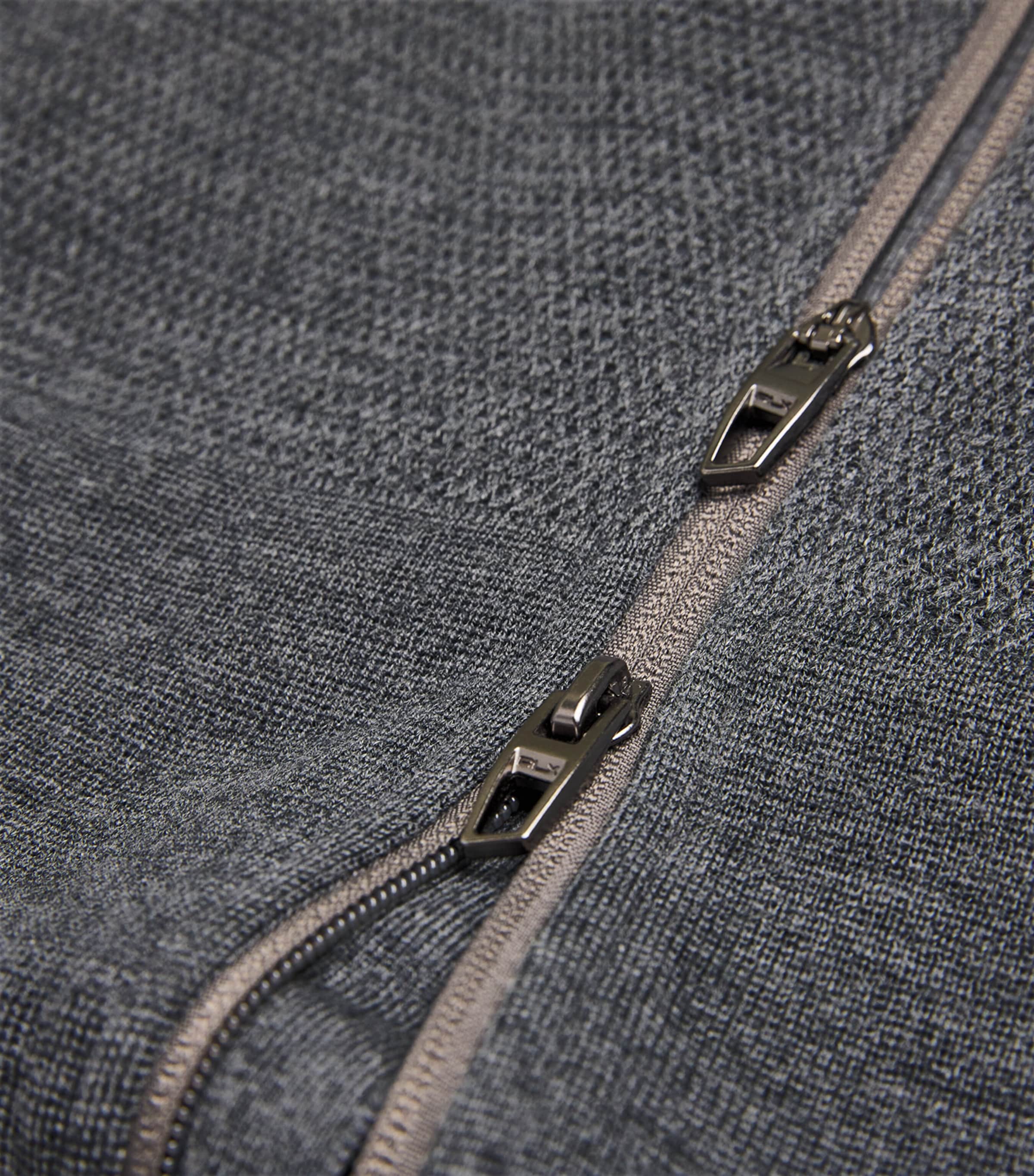 COOLMAX Zip-Up Sweater Vest FORTRESS GREY Image 5