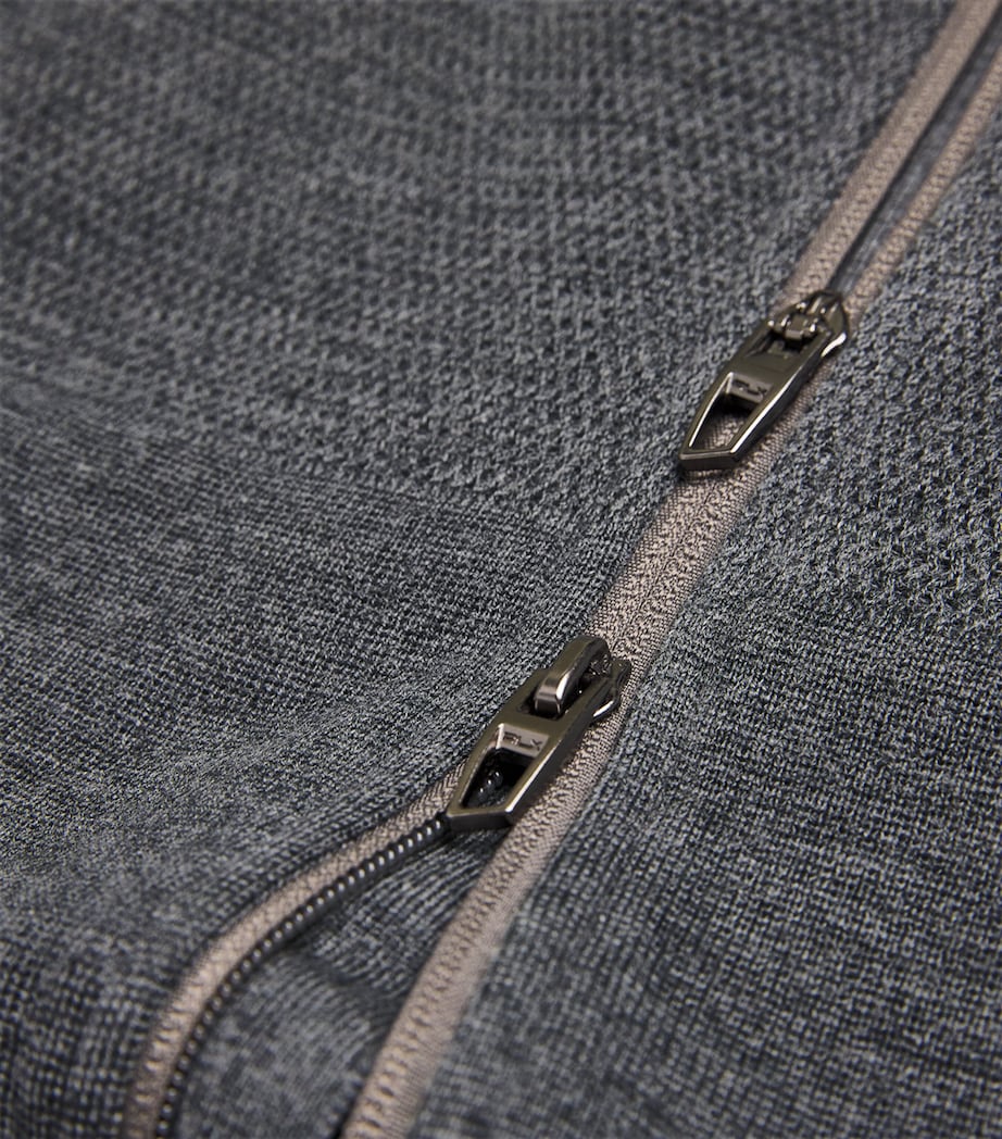 COOLMAX Zip-Up Sweater Vest FORTRESS GREY Image 5