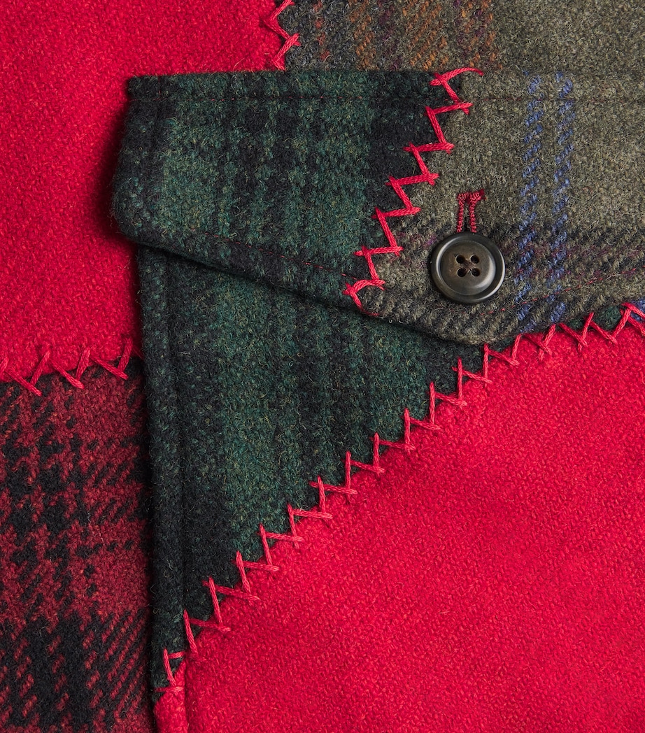 Wool-Blend Patchwork Chore Jacket MULTI PATCHWORK Image 5