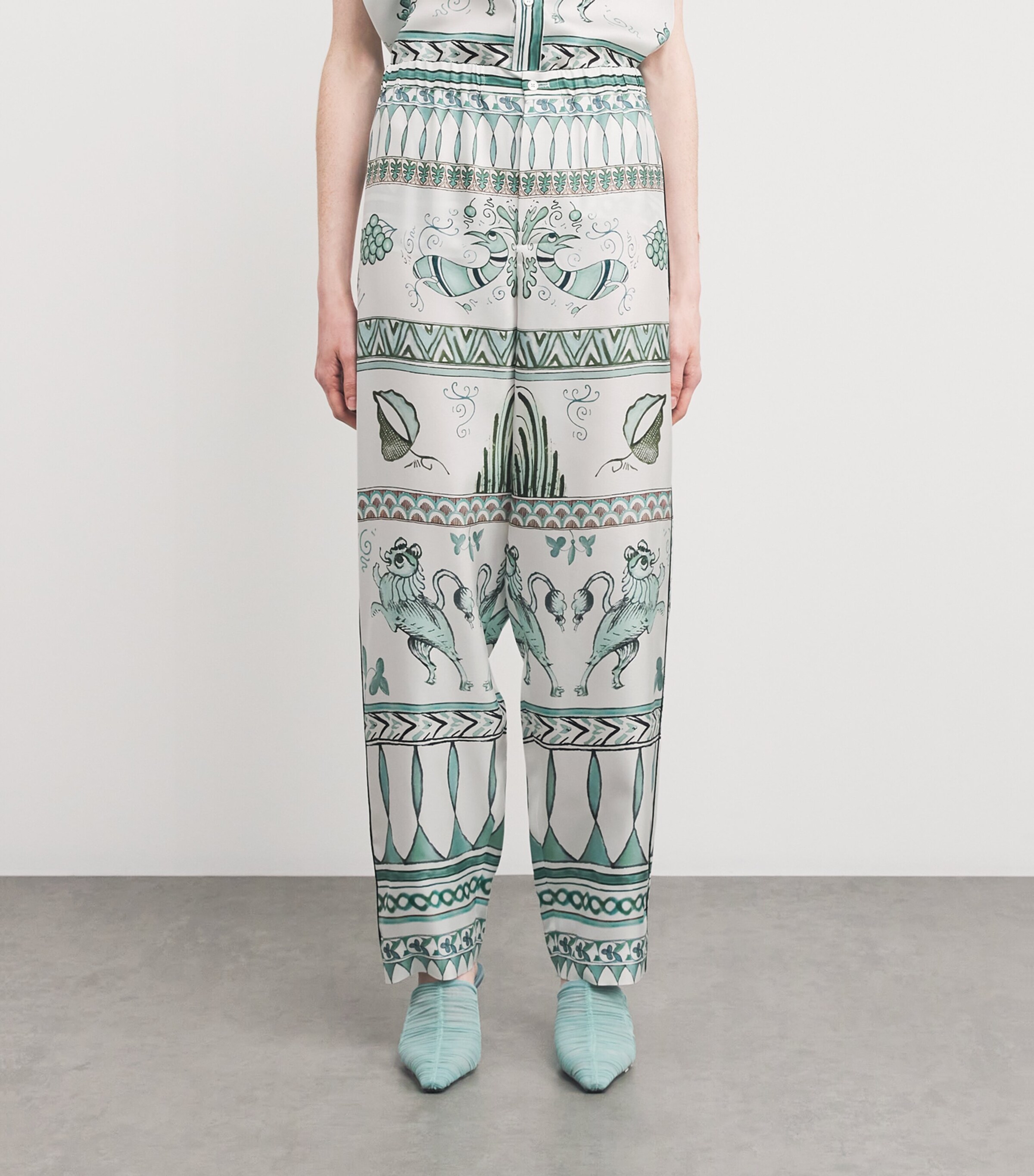 パンツ FABIANA FILIPPI Straight wool trousers (PAD215F353 0157) Fabiana Filippi Stretch Wool Pants with Straight-Fit women