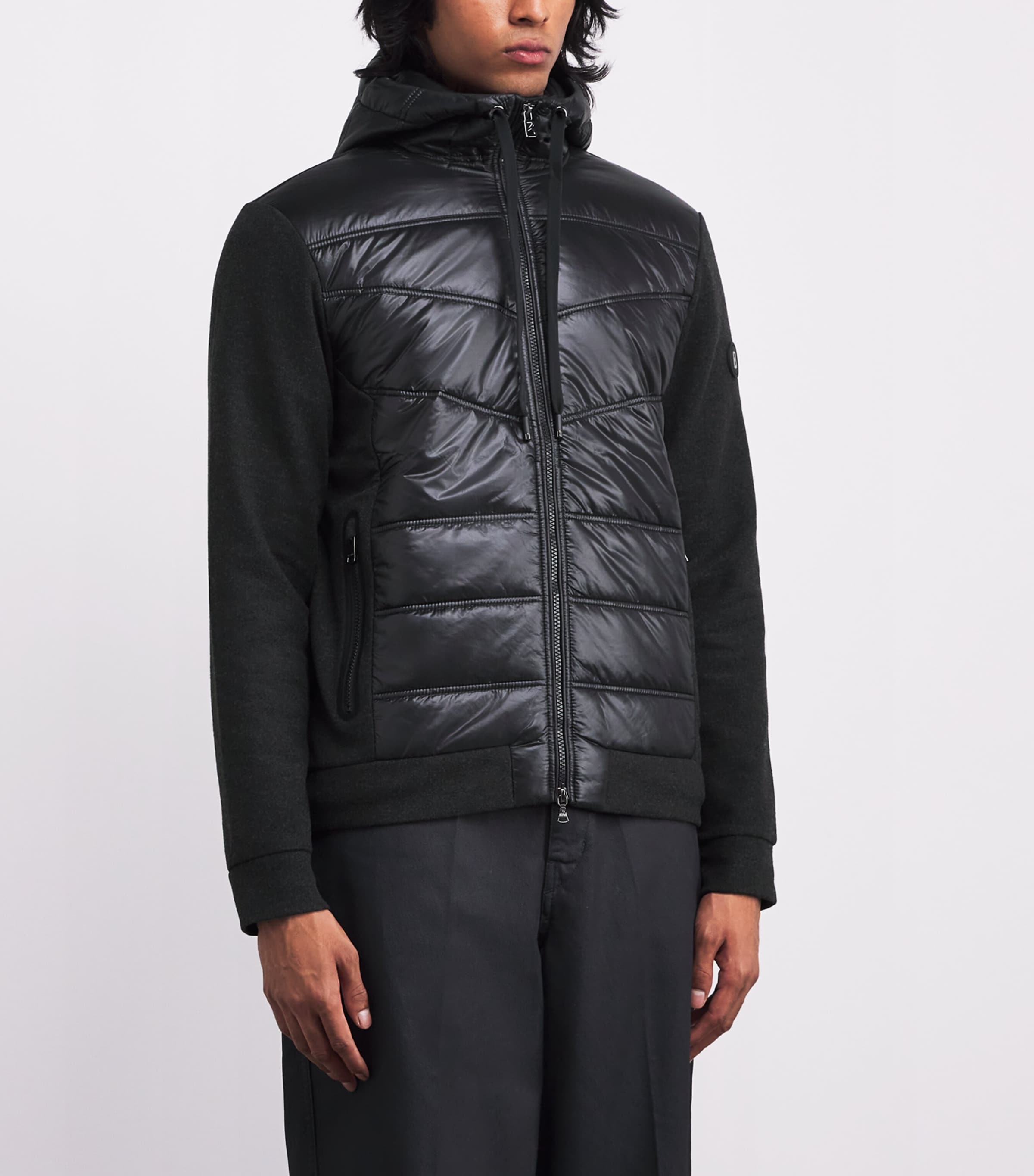 Hybrid Joshua Padded Jacket 021-ANTHRA MELANGE Image 3