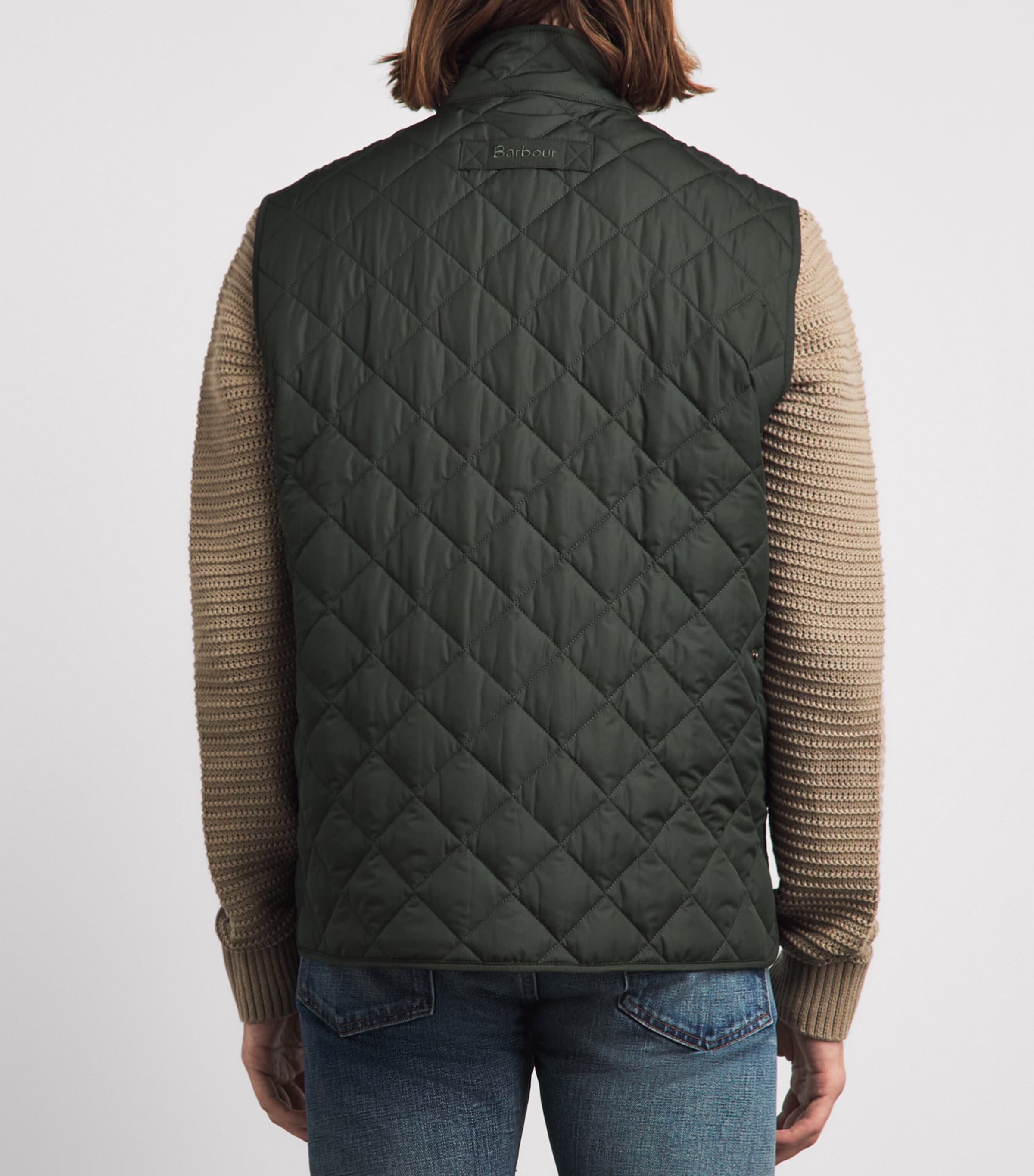 Barbour Mens Lowerdale Quilted Gilet Sage Image 5