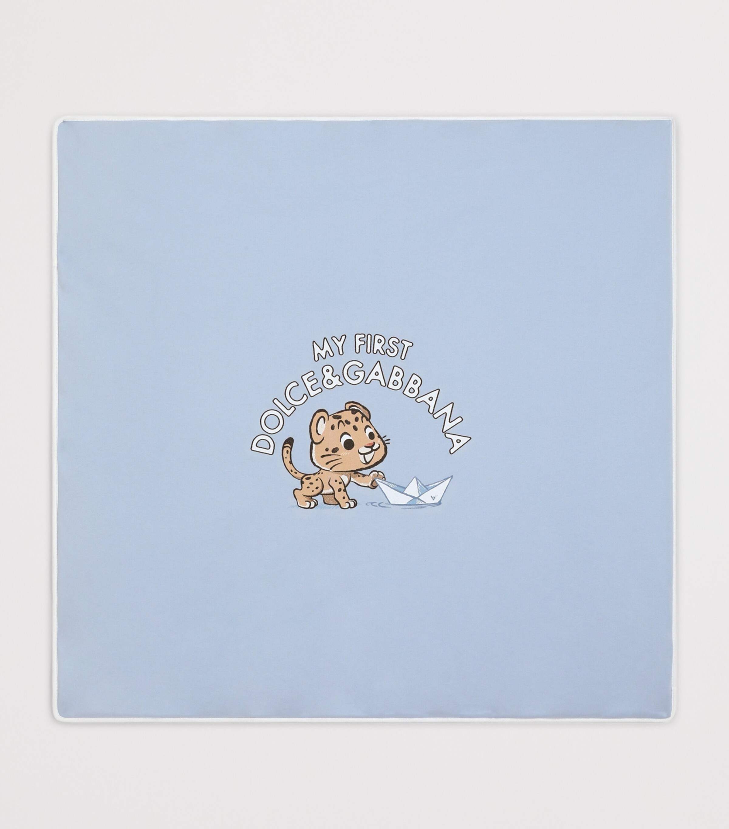 Dolce&Gabbana Kids Cotton Graphic Print Blanket Combined Image 2