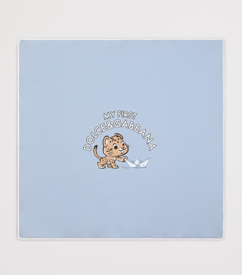 Dolce&Gabbana Kids Cotton Graphic Print Blanket Combined Image 2