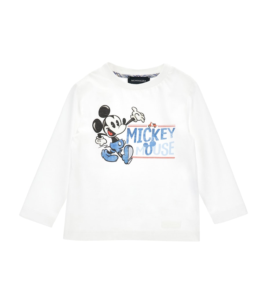 Cotton Mickey Mouse T-Shirt (6-24 Months) PANNA Image 1