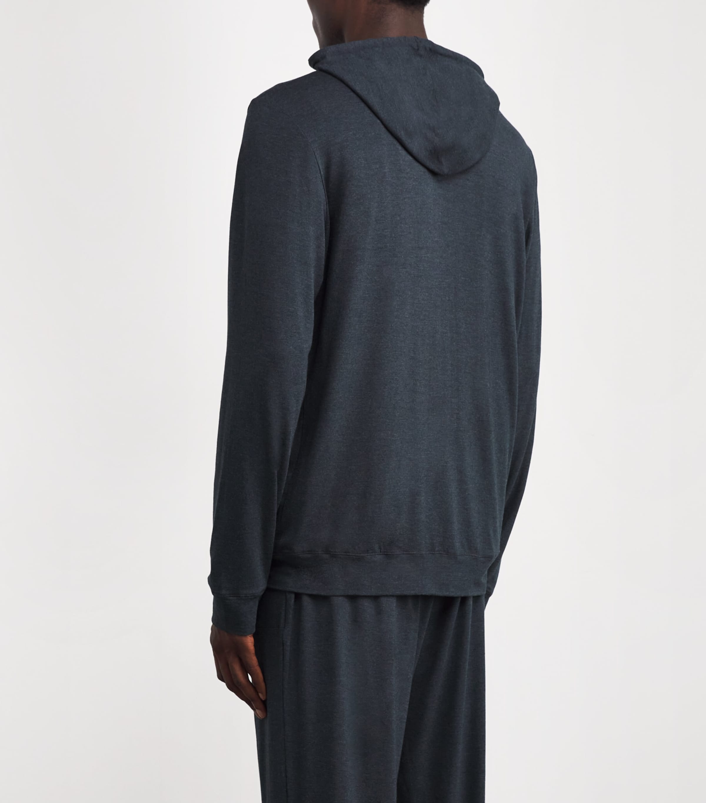 Micromodal Zipped Hoodie GREY/GRAY Image 4