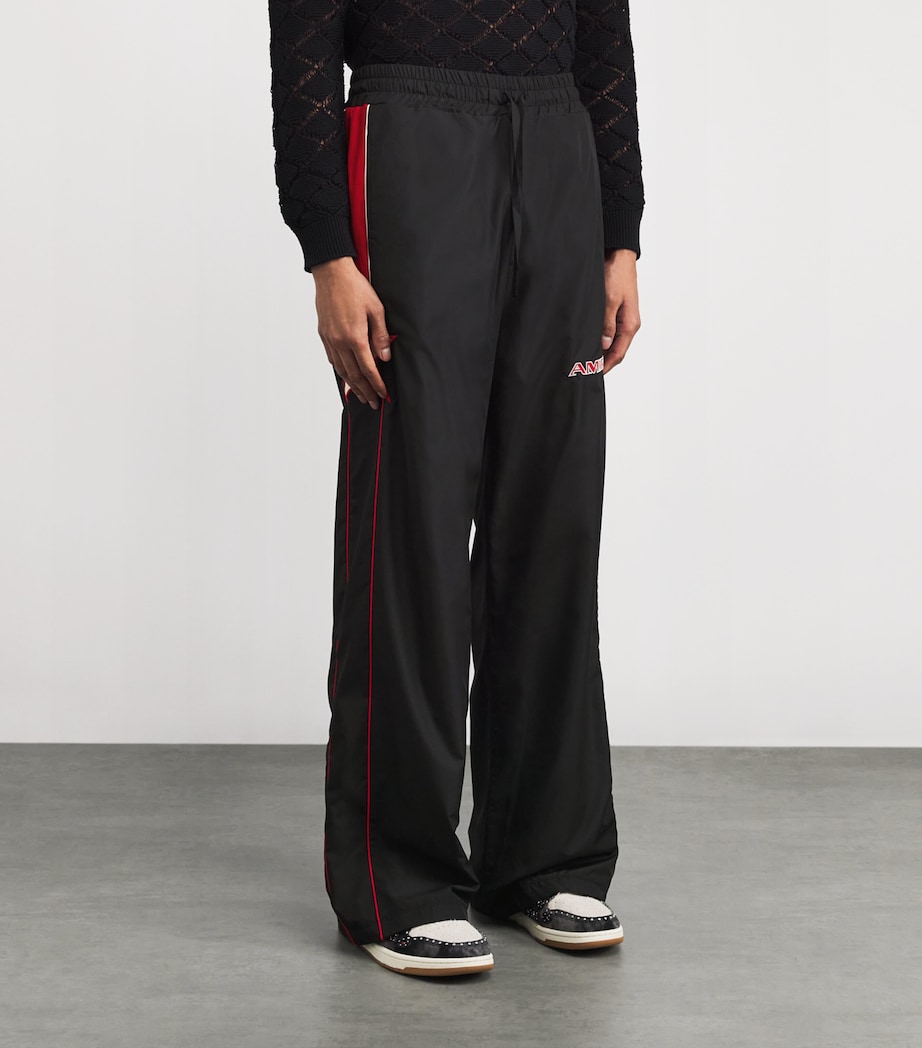 Printed Track Trousers BLACK Image 3