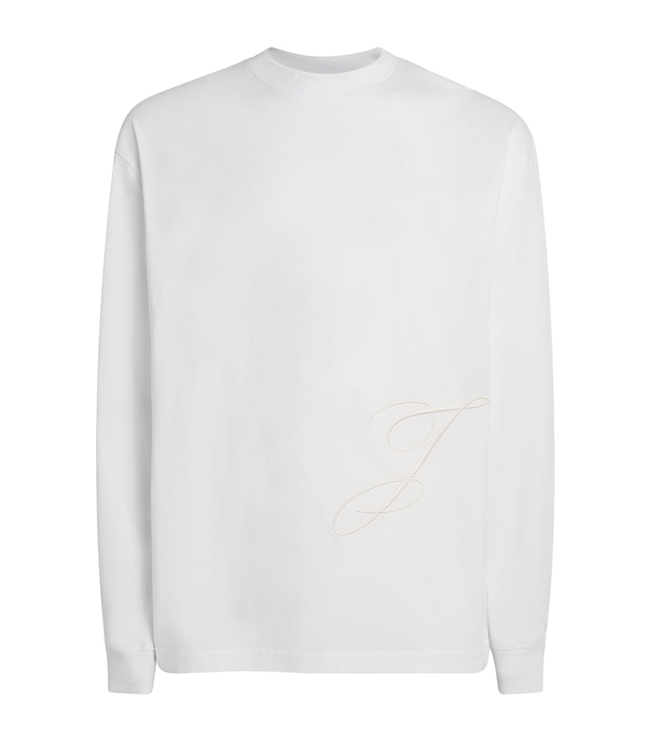 Cotton Signature T-Shirt 100-WHITE Image 1