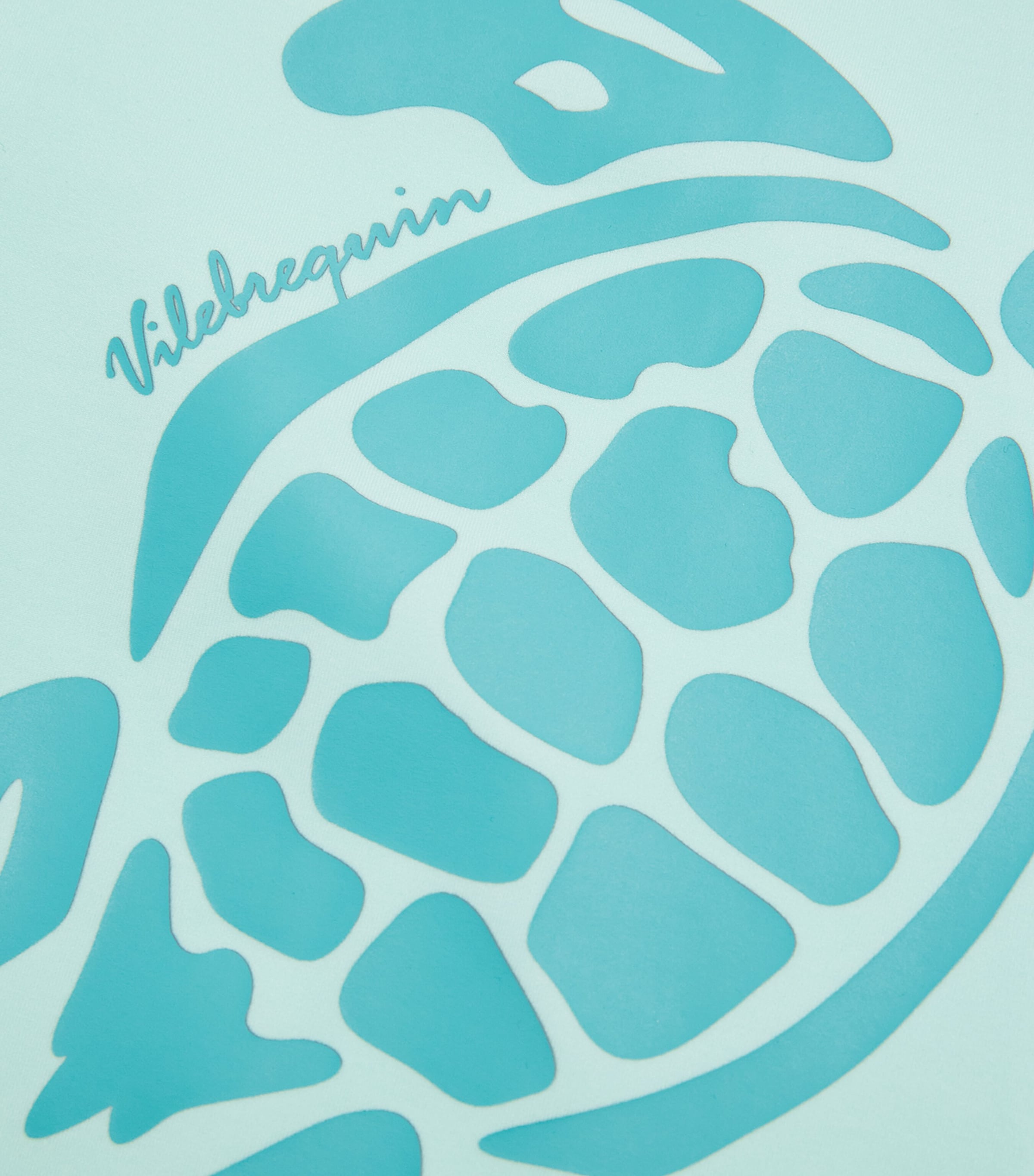 Turtle Logo Rash Guard Top (2-14 Years) 344CELADON Image 3