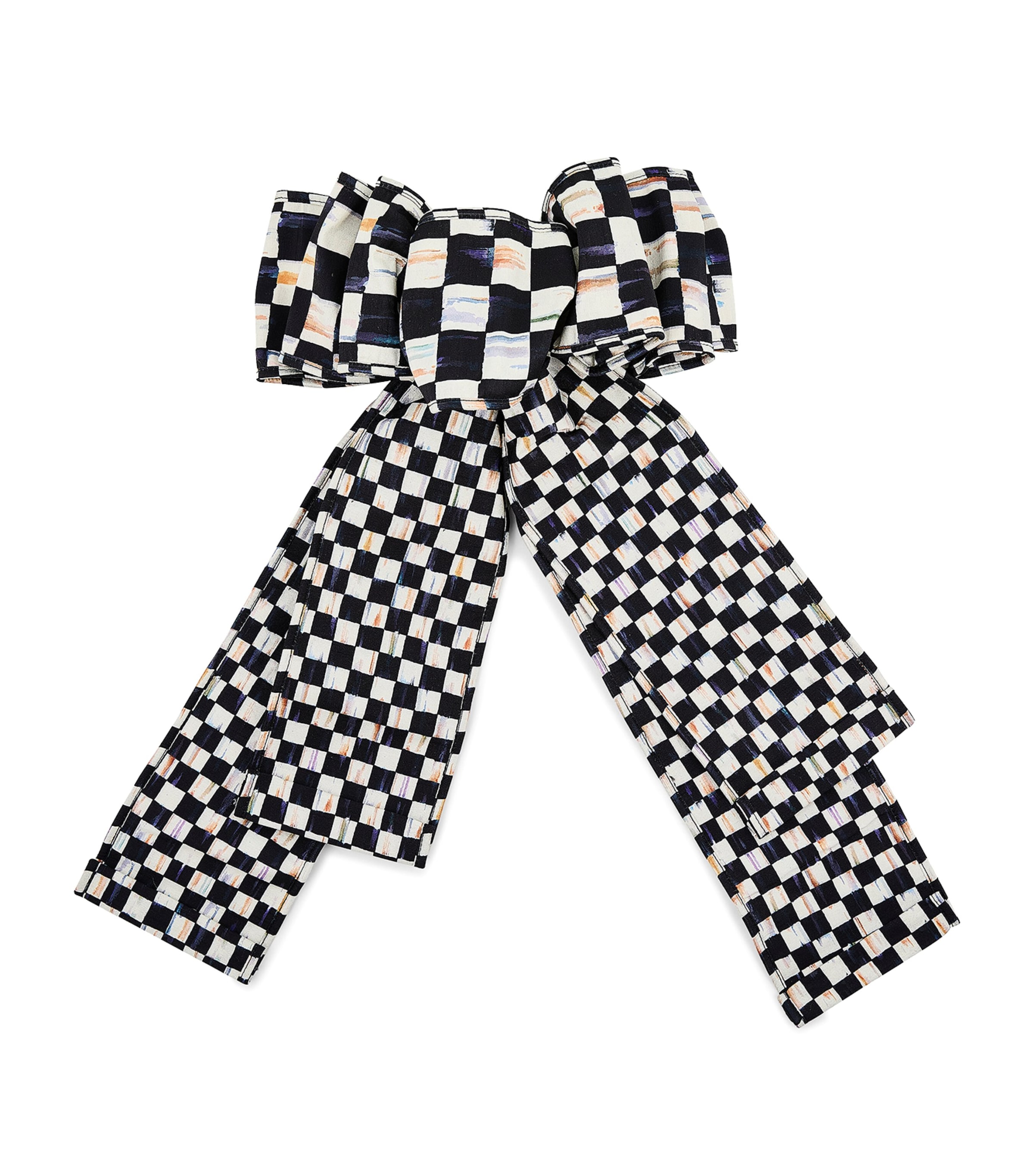 Mackenzie-childs Courtly Check Elegant Bow