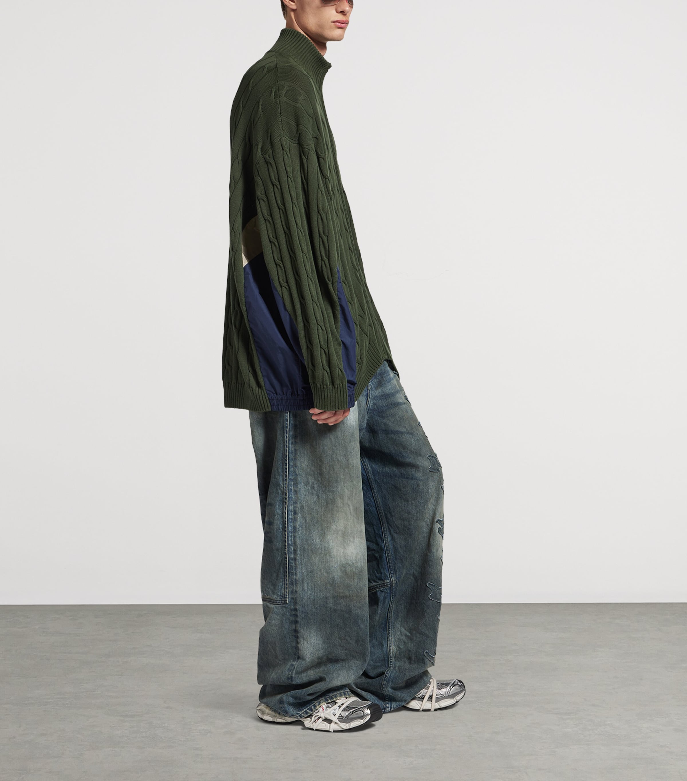 Cotton Knitted Logo Cardigan 2525 Image 4