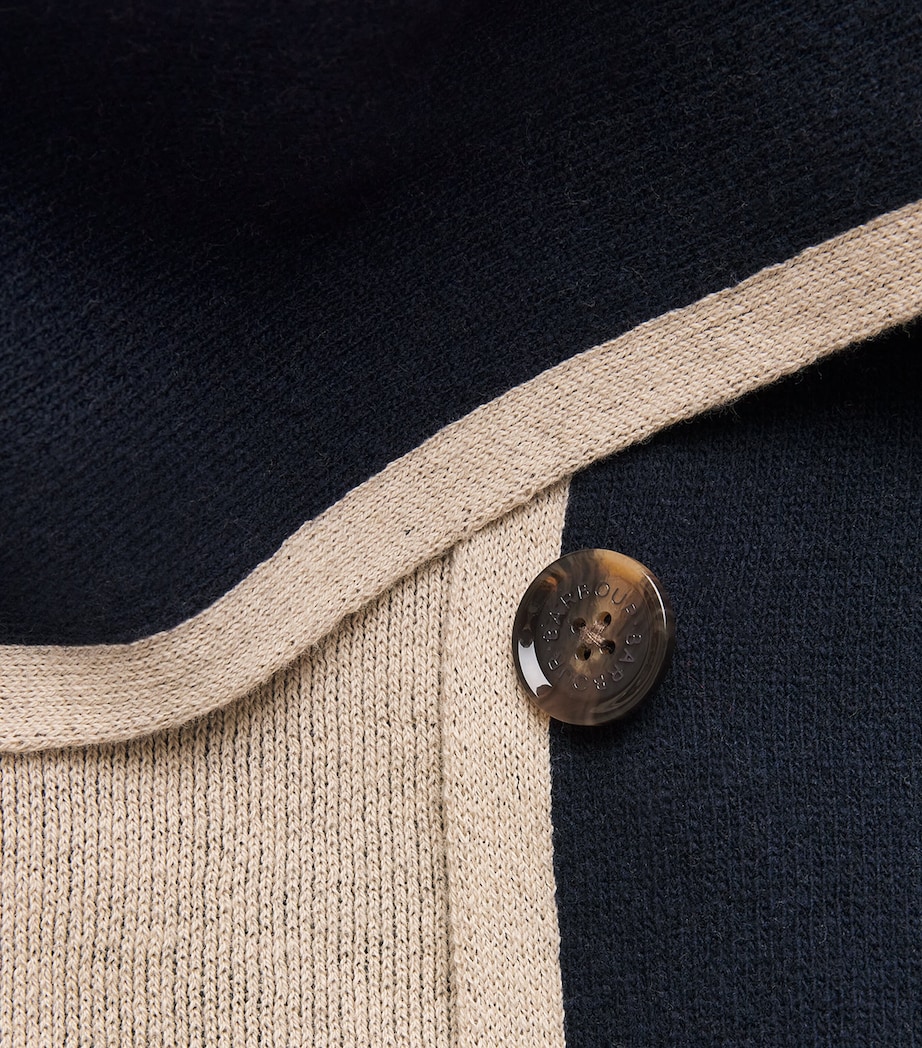 Knitted River Scarf and Cape DARK NAVY Image 5