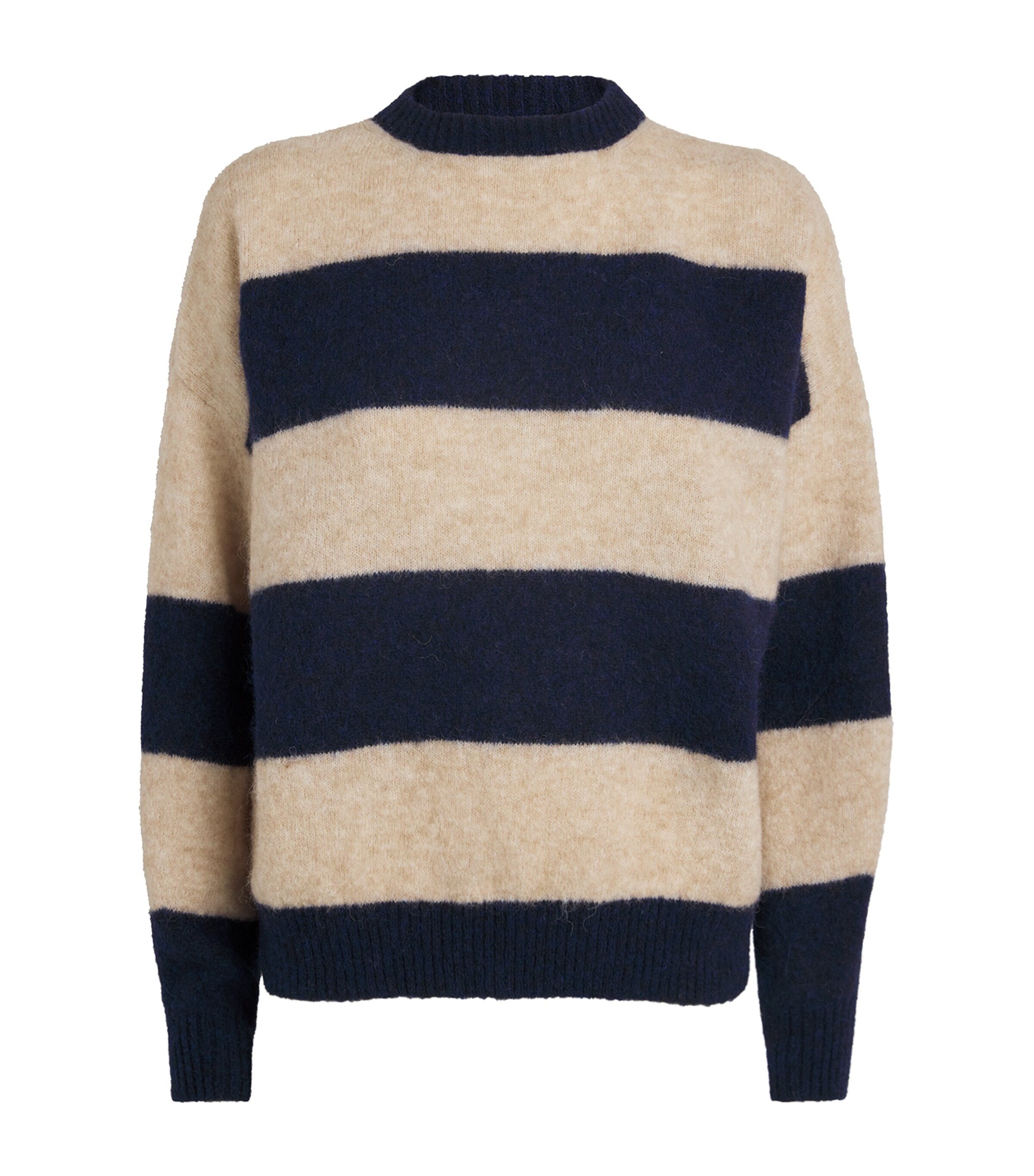Weekend Max Mara Stripe Crew-Neck Sweater | Women Clothing | Knitwear | Jumpers | Women New In | Womens Clothing | Designers | Weekend Max Mara