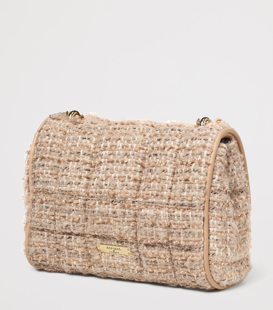 Tweed Lottie Cross-Body Bag CHAMPAGNE Image 3