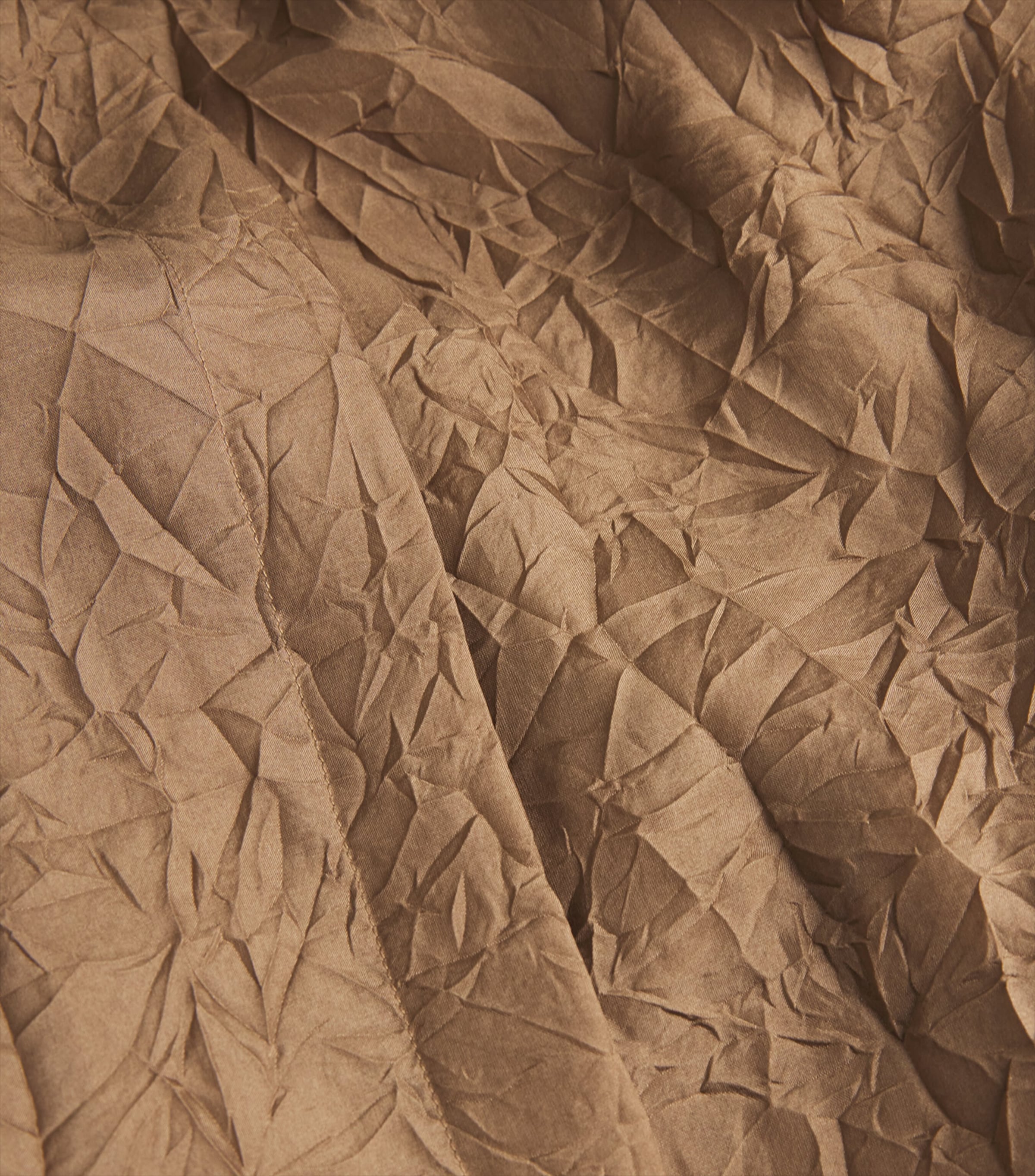 Silk Maxi Shirt Dress HAZELNUT BROWN Image 5