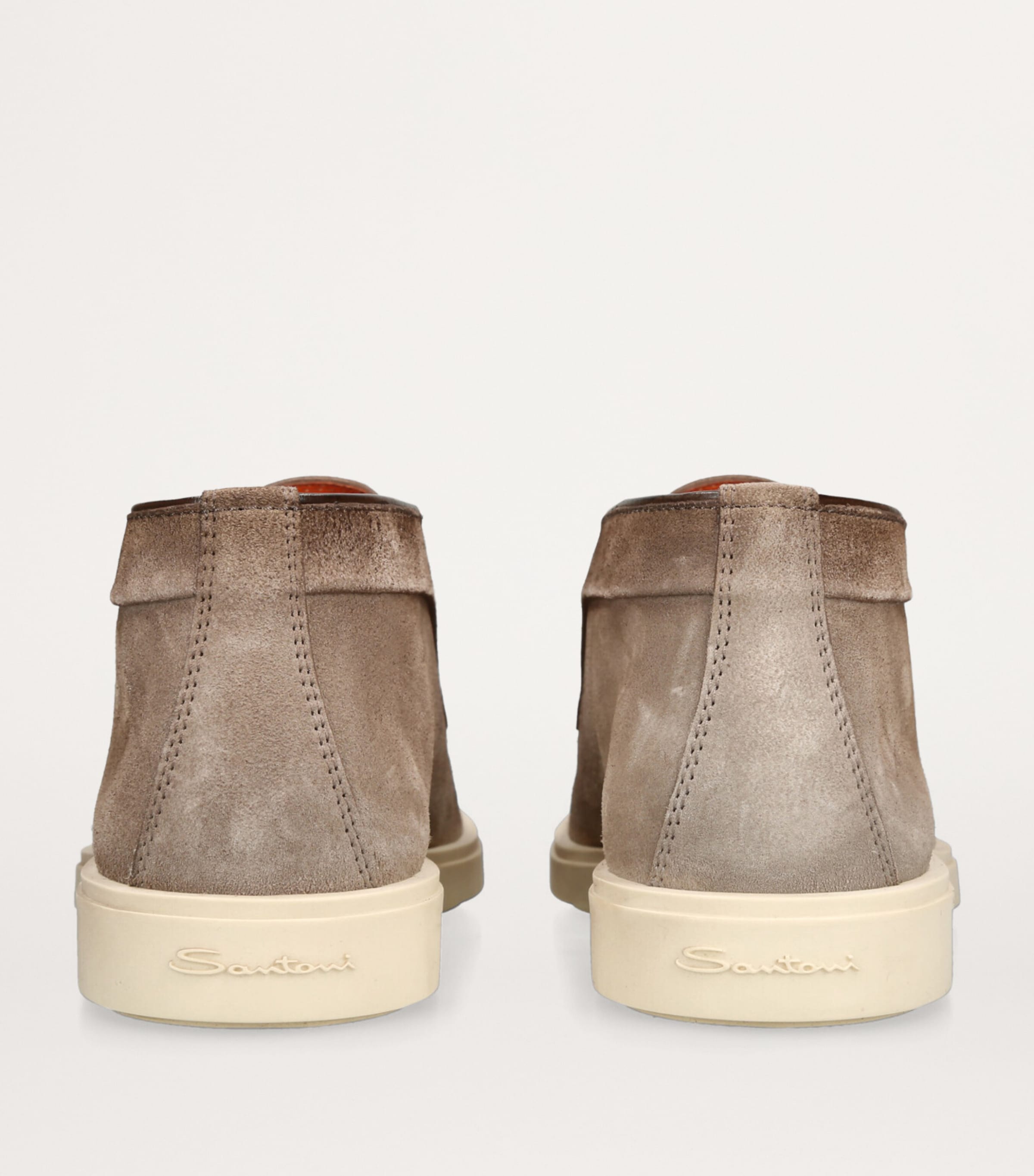 Suede Detroit High-Top Loafers BEIGE COMB Image 2