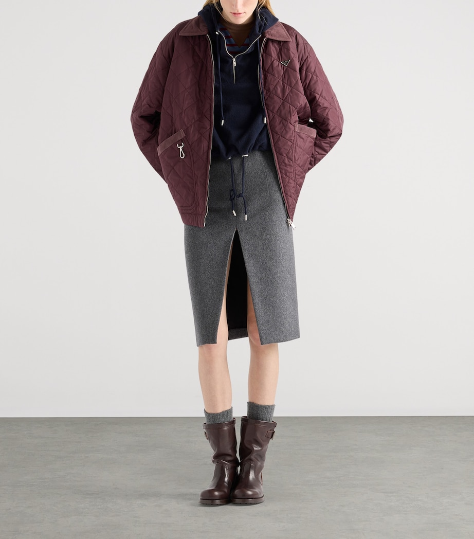 Re-Nylon Quilted Jacket F0403 Image 2