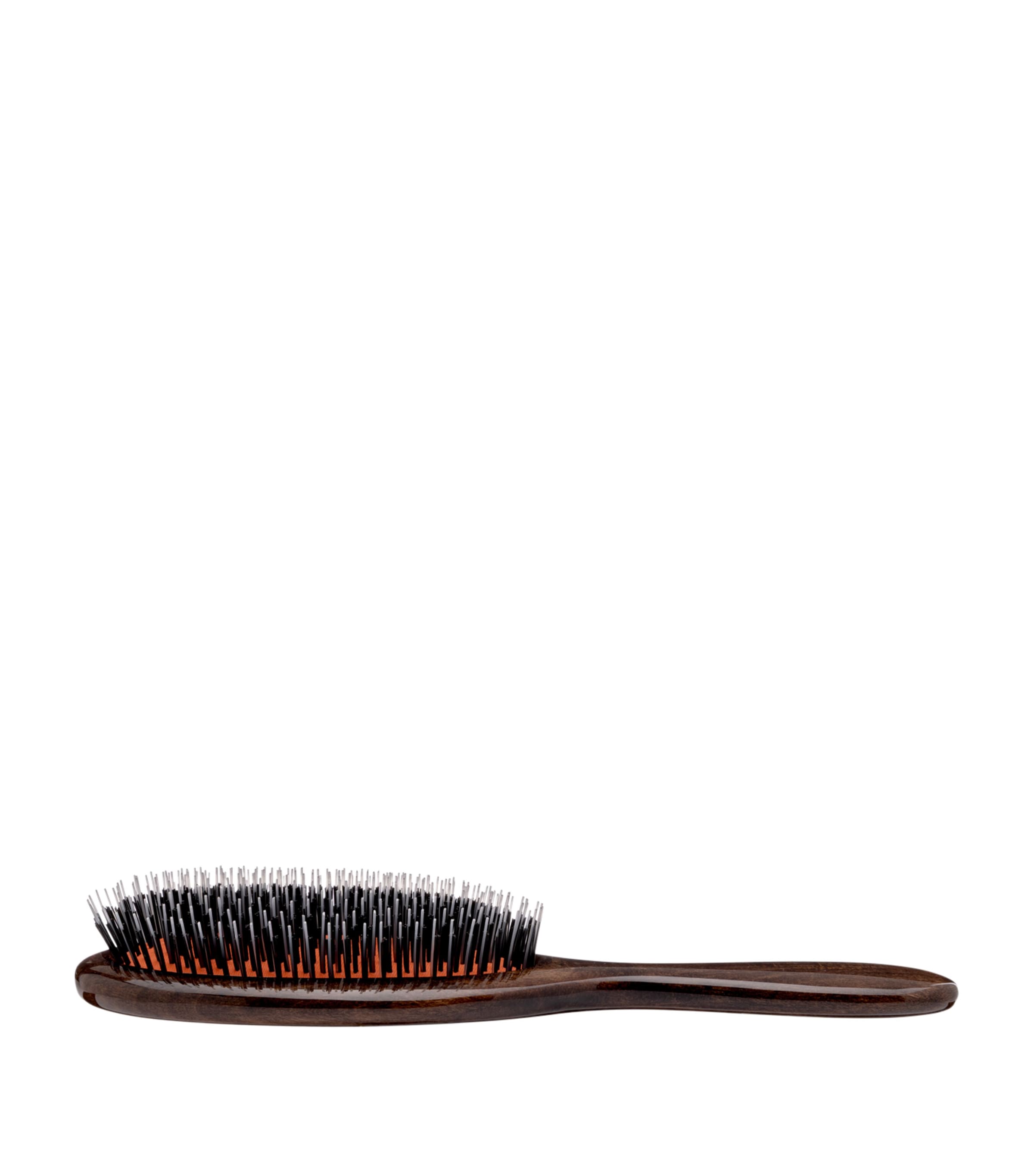 Mason Pearson Junior Darkwood and Nylon Hairbrush Dark Wood Image 5