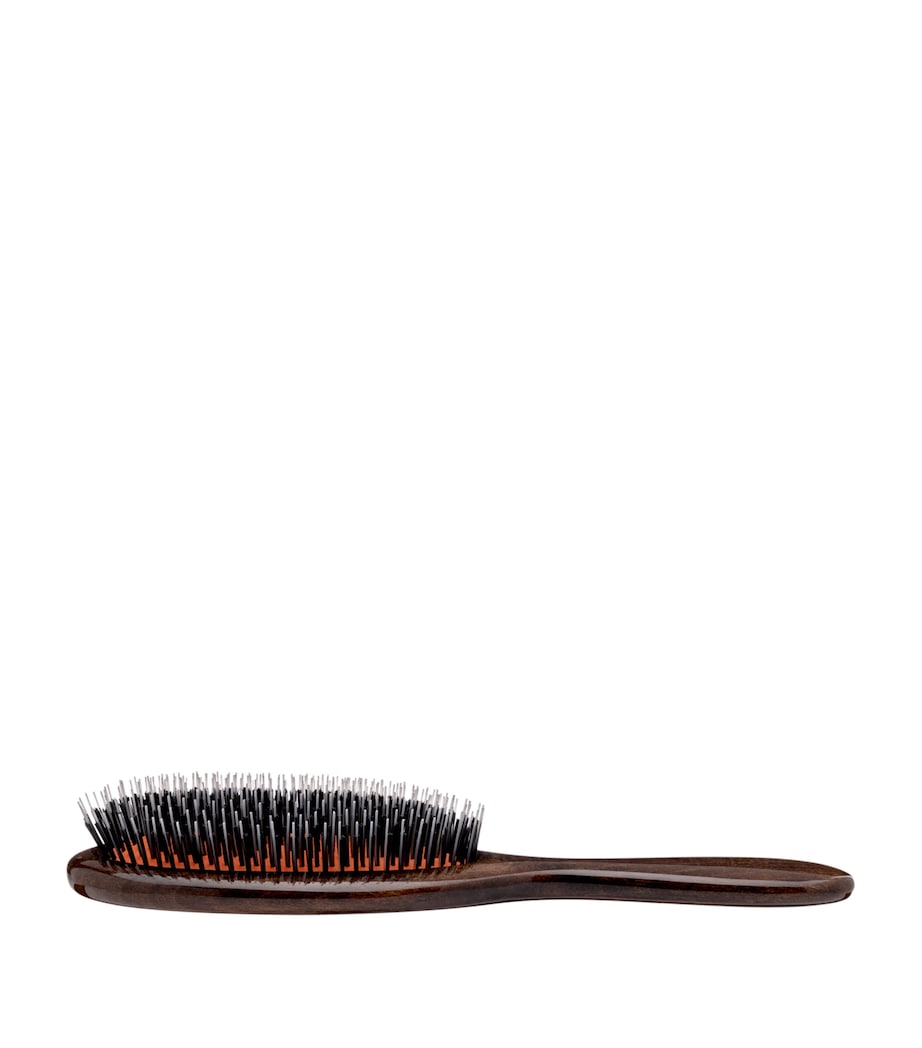 Mason Pearson Junior Darkwood and Nylon Hairbrush Dark Wood Image 5