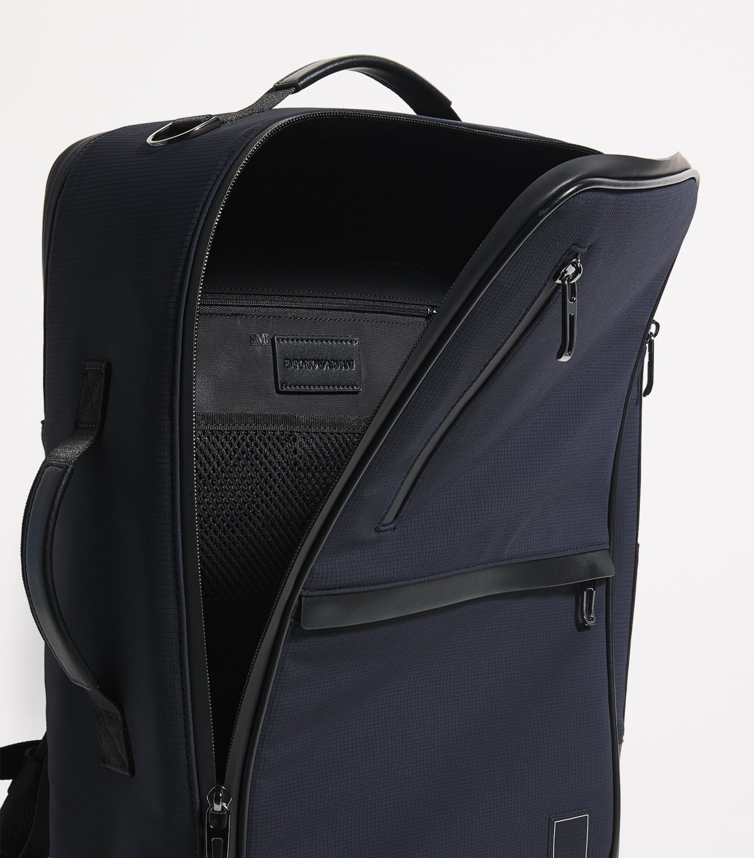 Emporio Armani Blue Nylon Backpack | Harrods US