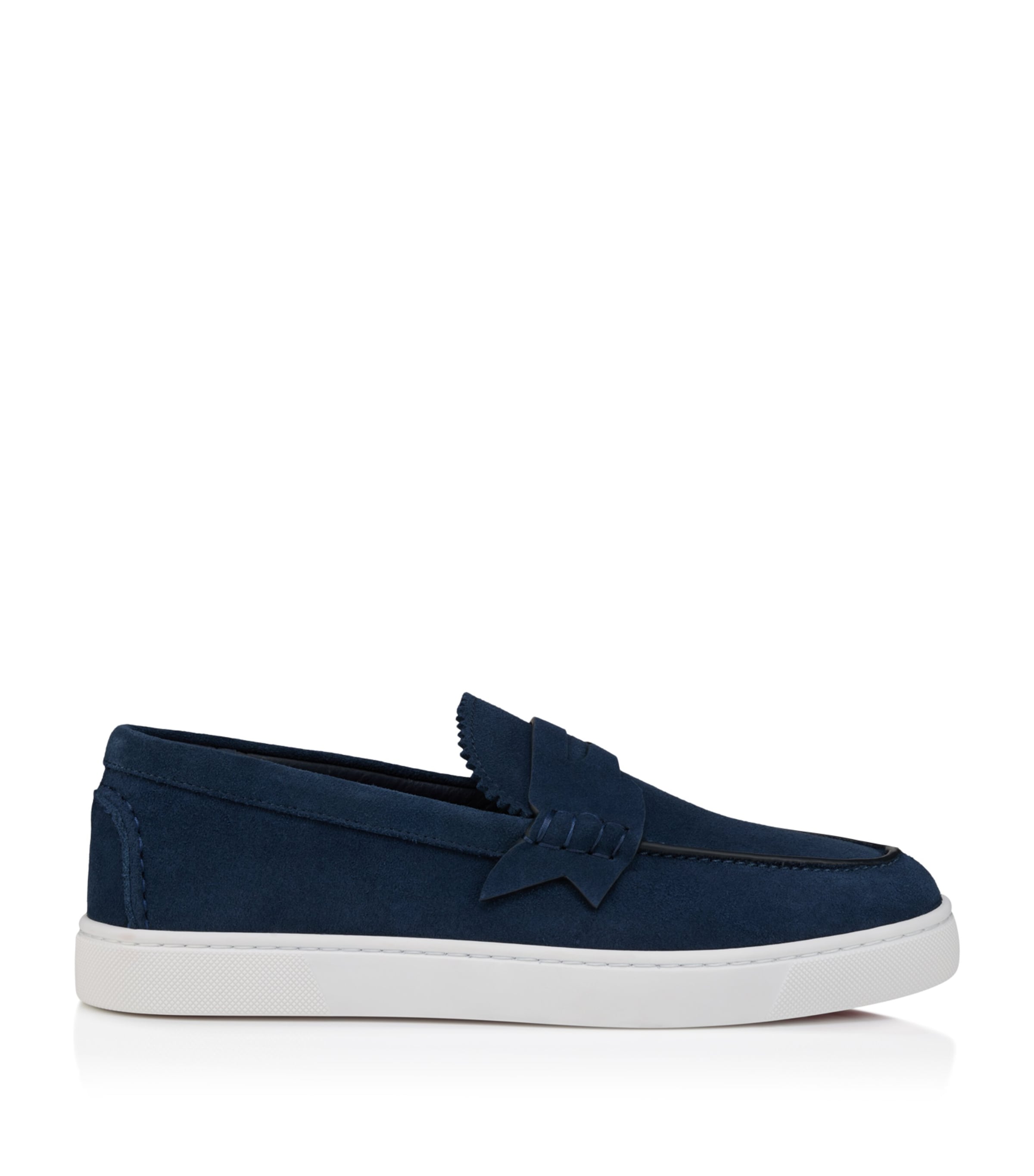 Christian Louboutin The Harold I Suede Boat Shoes Image 1