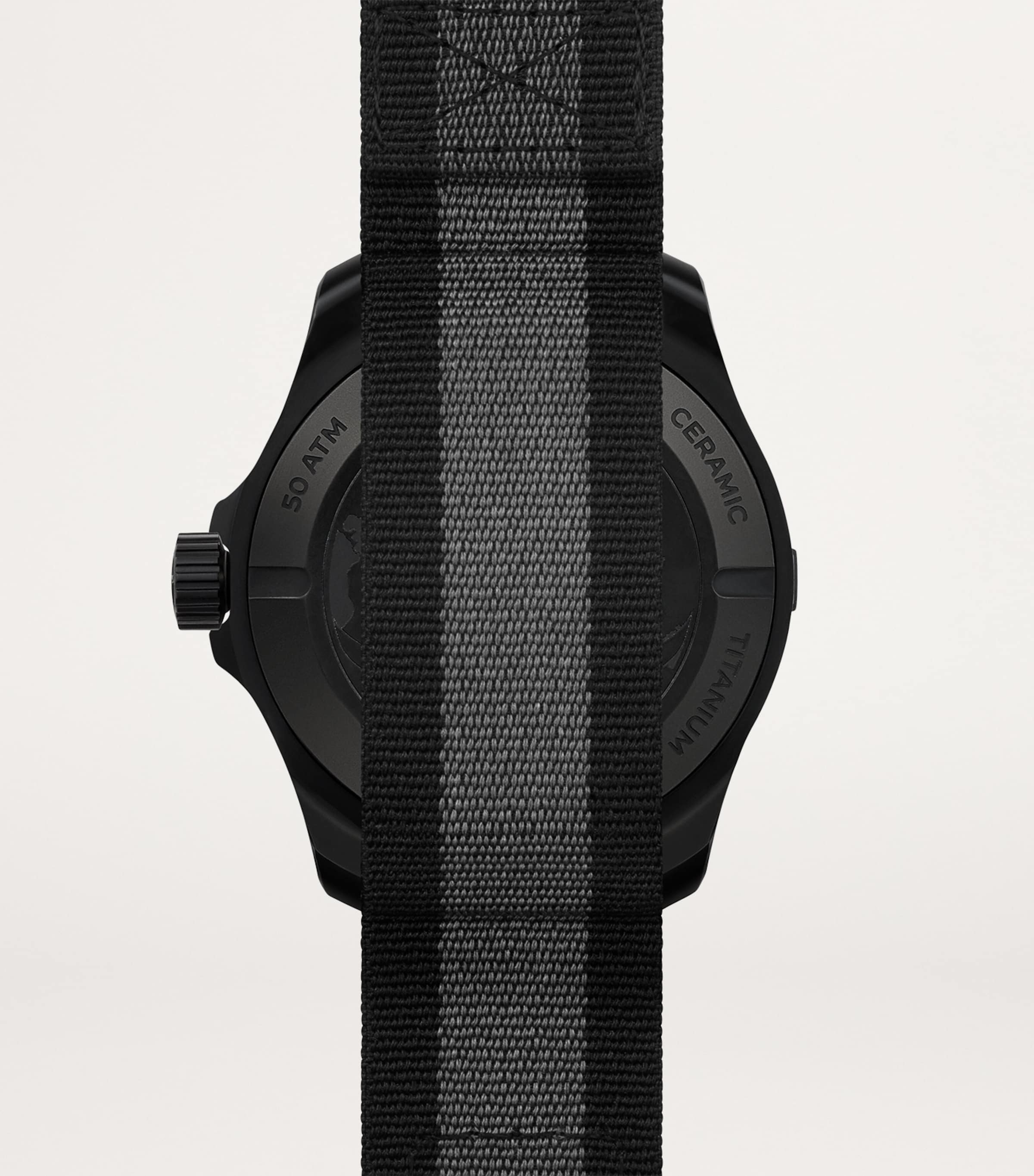 Ceramic and Titanium Supermarine Watch 43mm BLACK Image 3