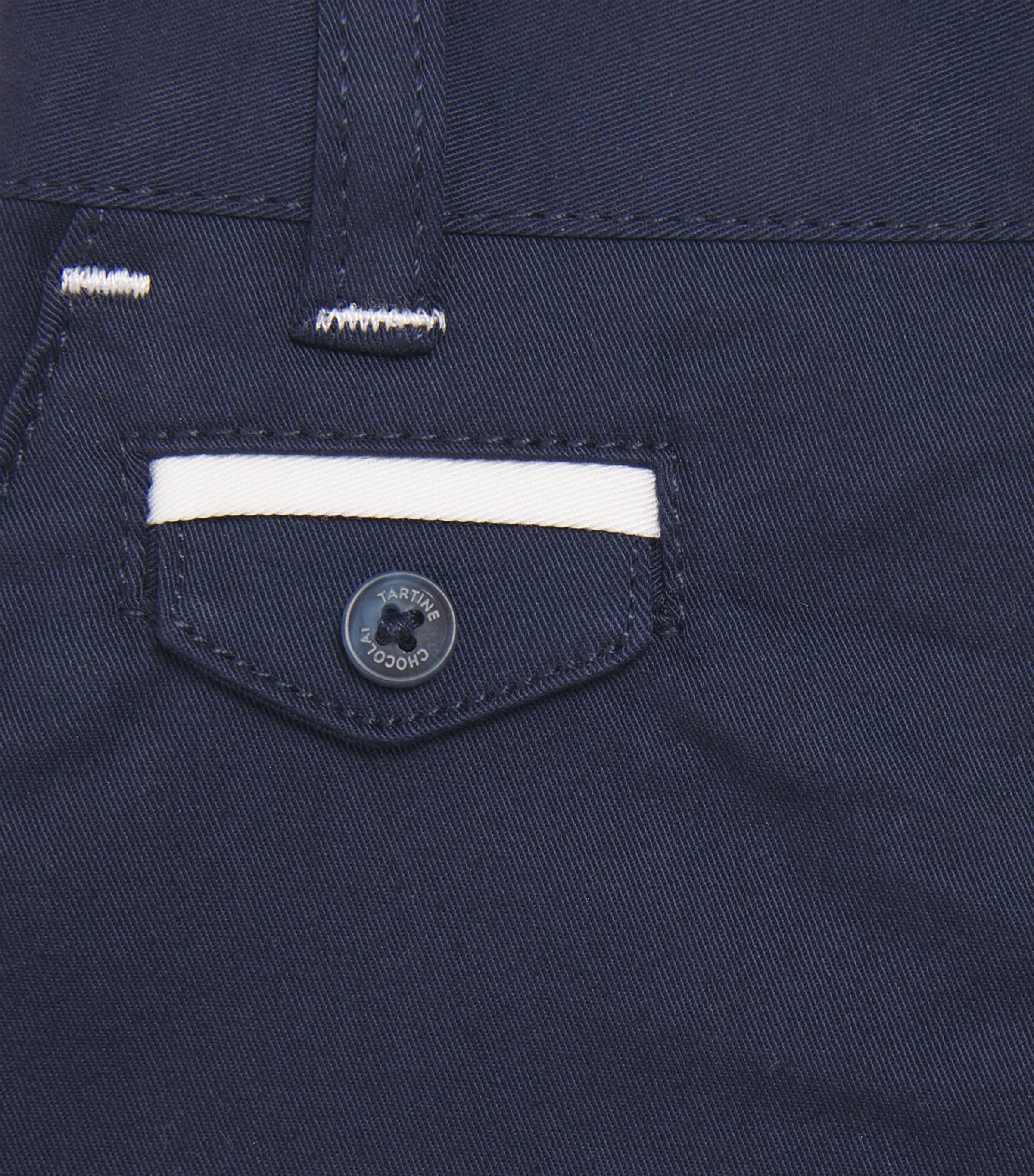 Cotton-Blend Shorts (3 Months - 4 Years) 4MARINE Image 3