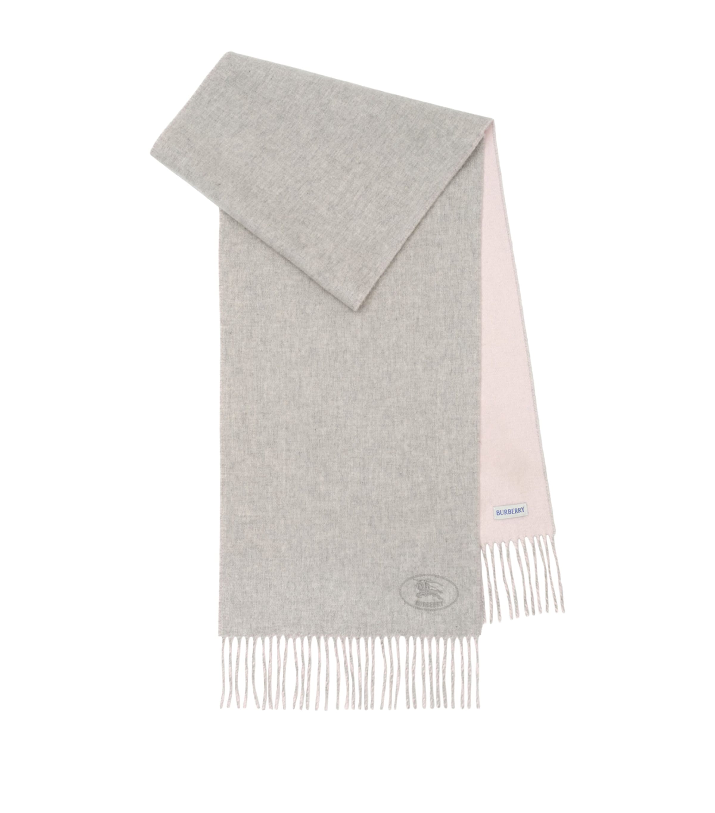 Burberry Cashmere EKD Stamp Scarf Mitten/bow Image 1