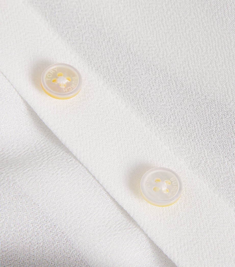 Georgette Bow Blouse MARSHMALLOW 025 Image 5