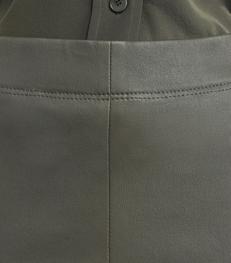 Lambskin Stretch Leggings PALM LEAF Image 6