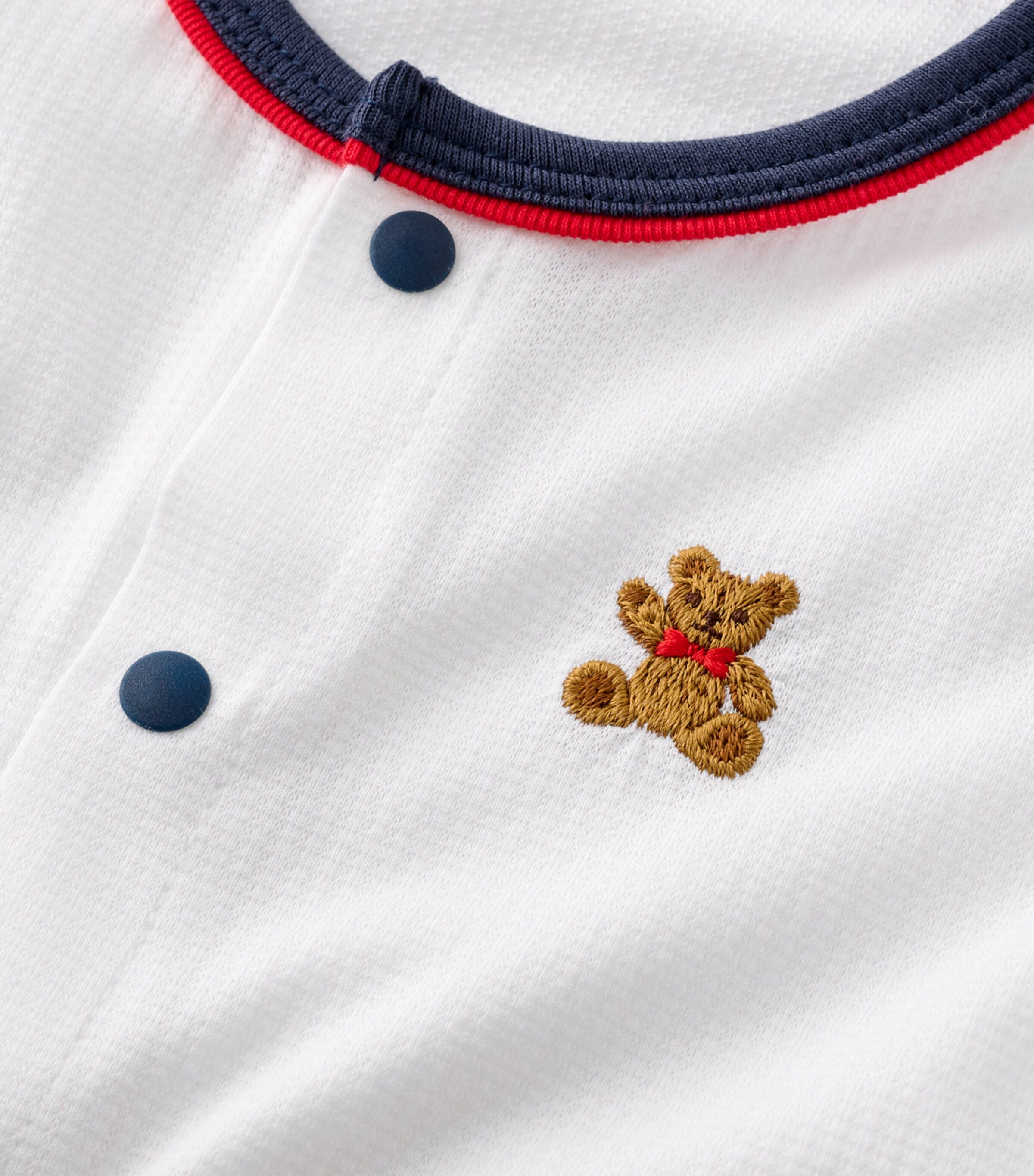 Miki House Cotton Embroidered Teddy Cardigan (3-12 Months) Image 4