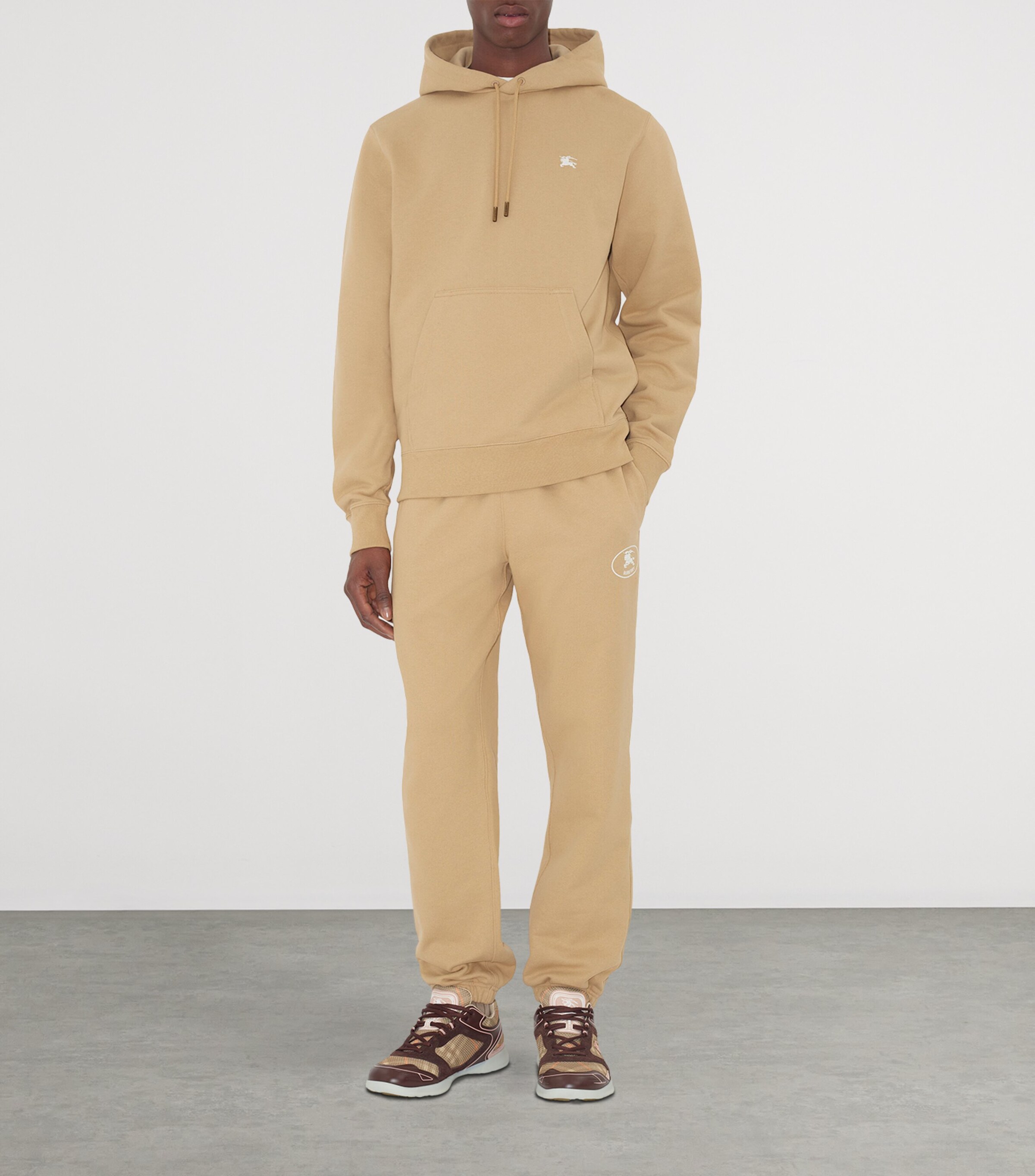 Cotton Knight Stamp Hoodie FLAX Image 2