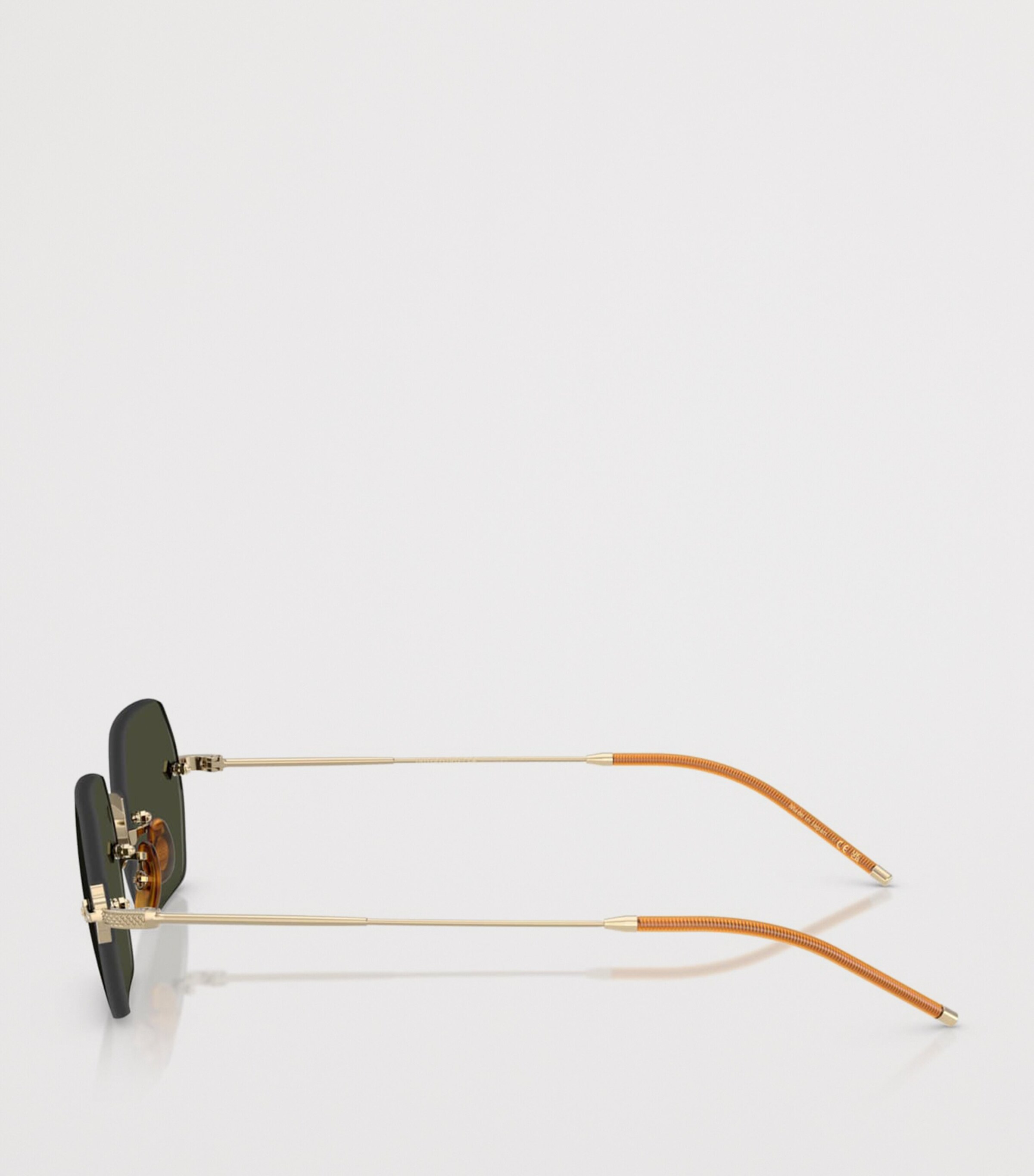 Oliver Peoples Titanium TK-13 Rectangle Sunglasses Gold Image 2
