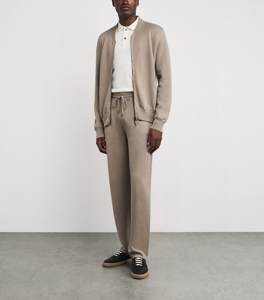 Cotton-Blend Zip-Up Sweatshirt 710 Image 2