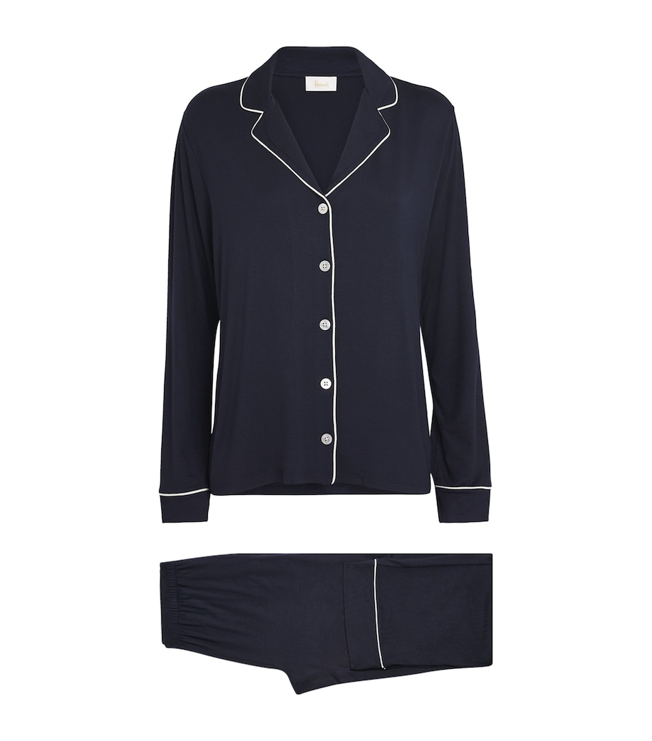 Jersey Classic Pyjama Set NAVY Image 1