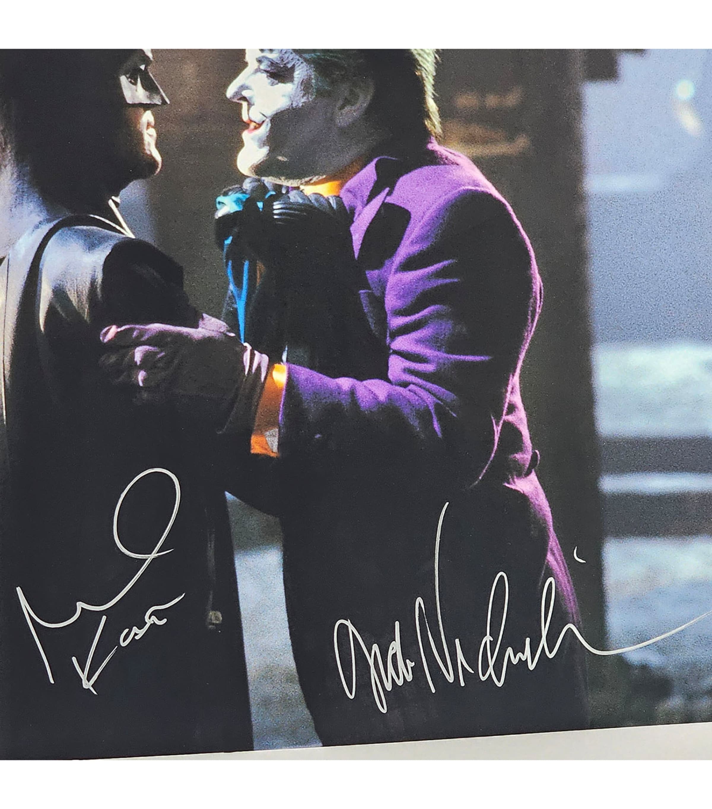 Leipzig Galleries Batman Michael Keaton and Jack Nicholson Signed Limited Edition Display Image 2