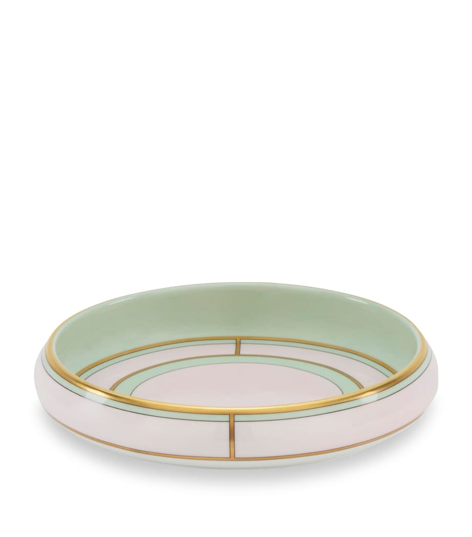 Porcelain Colonna Diva Rosa Round Tray (17cm) G00134902 Image 1
