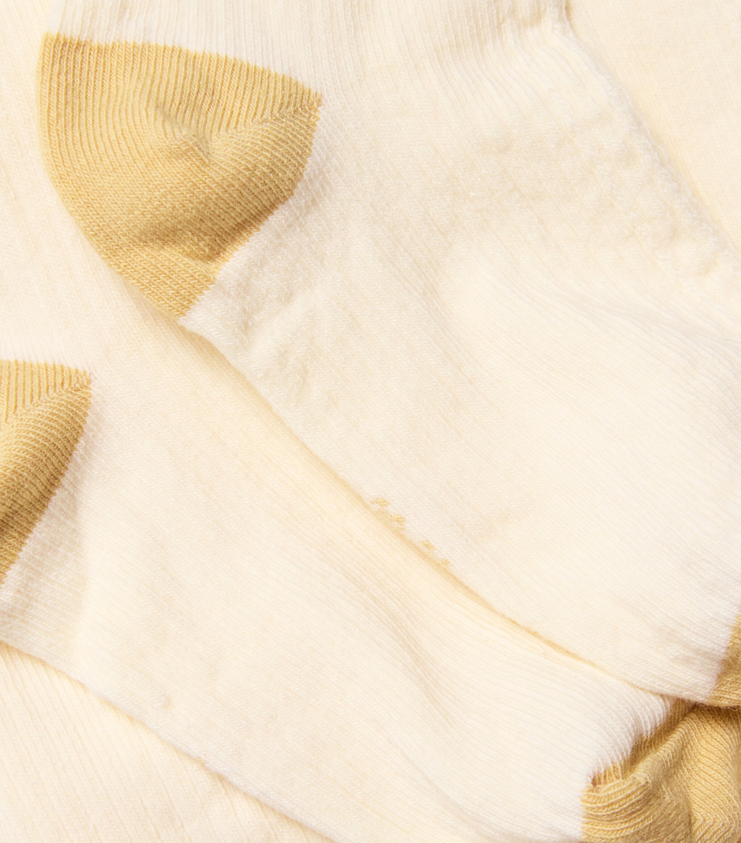 Louise Misha Cotton-Blend Ribbed Chukata Tights Cream Image 2