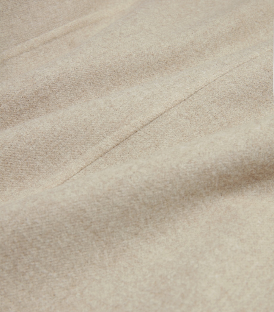 Wool-Silk Double-Face Chesterfield Overcoat 105NATURAL Image 6