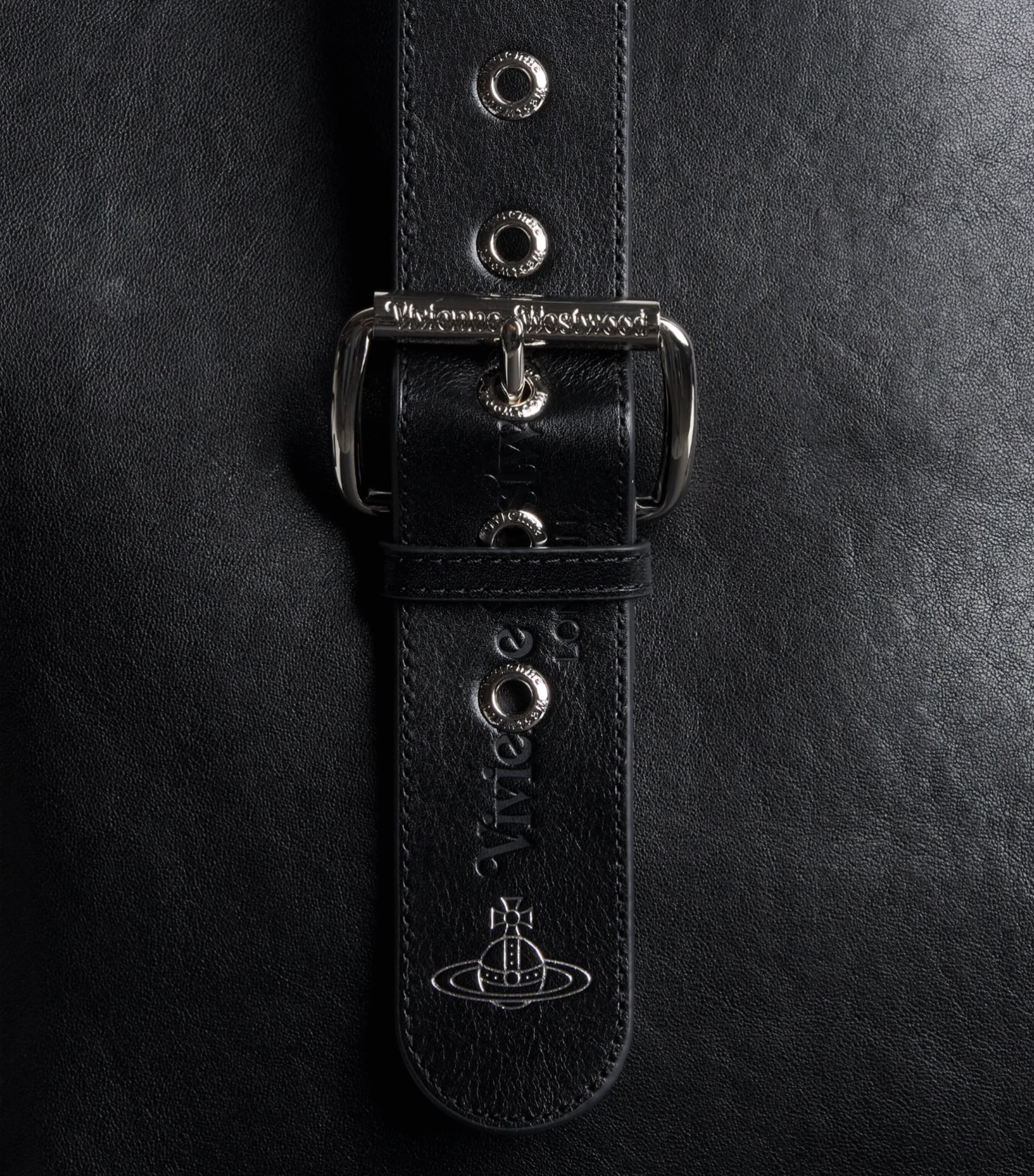 Vivienne Westwood Leather Alex Tote Bag Black Image 5