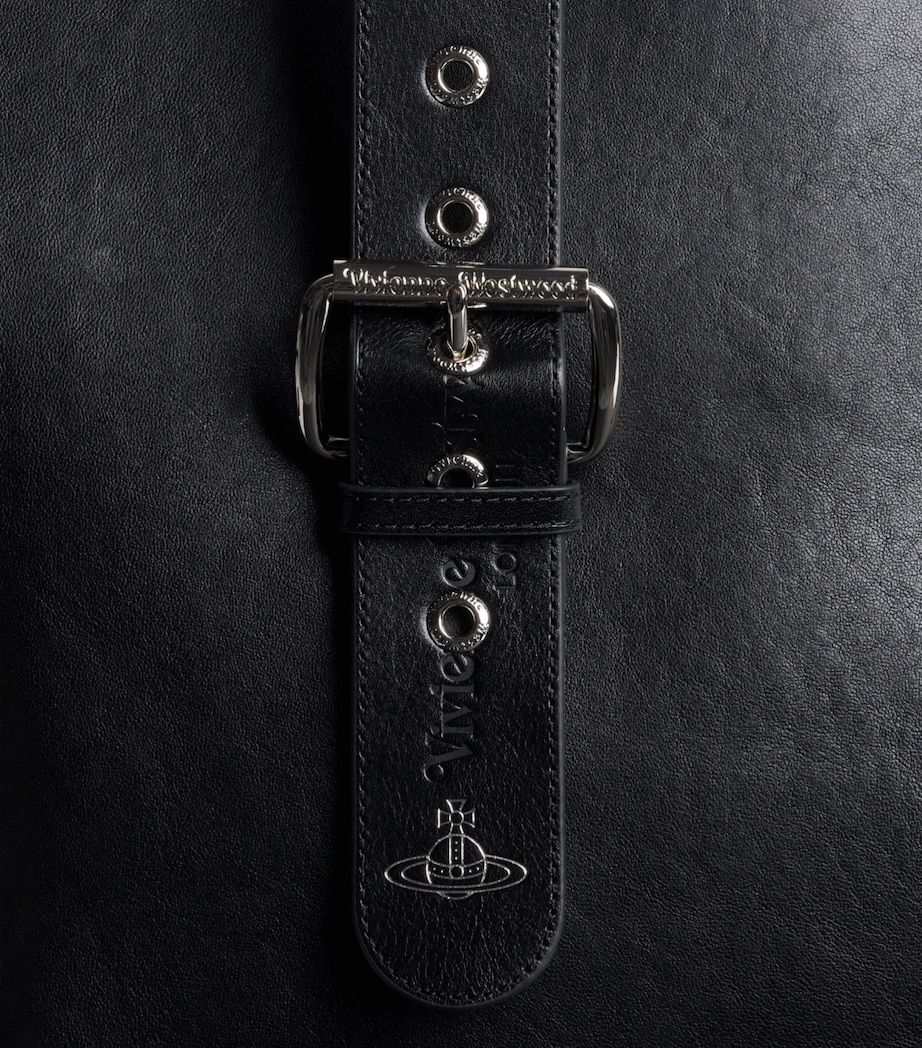 Vivienne Westwood Leather Alex Tote Bag Black Image 5