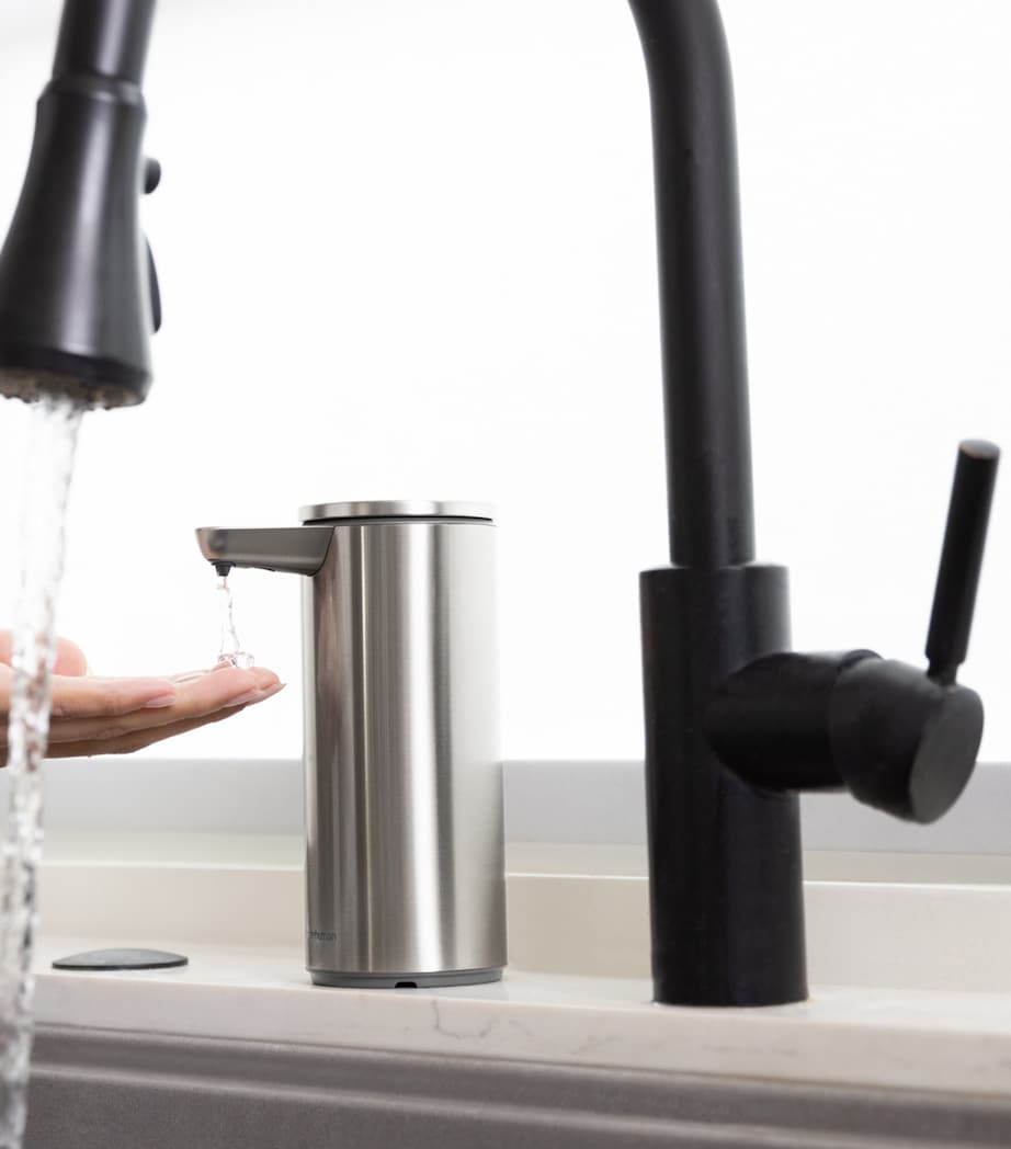 Rechargeable Sensor Soap Dispenser (266ml) BRUSHED Image 3