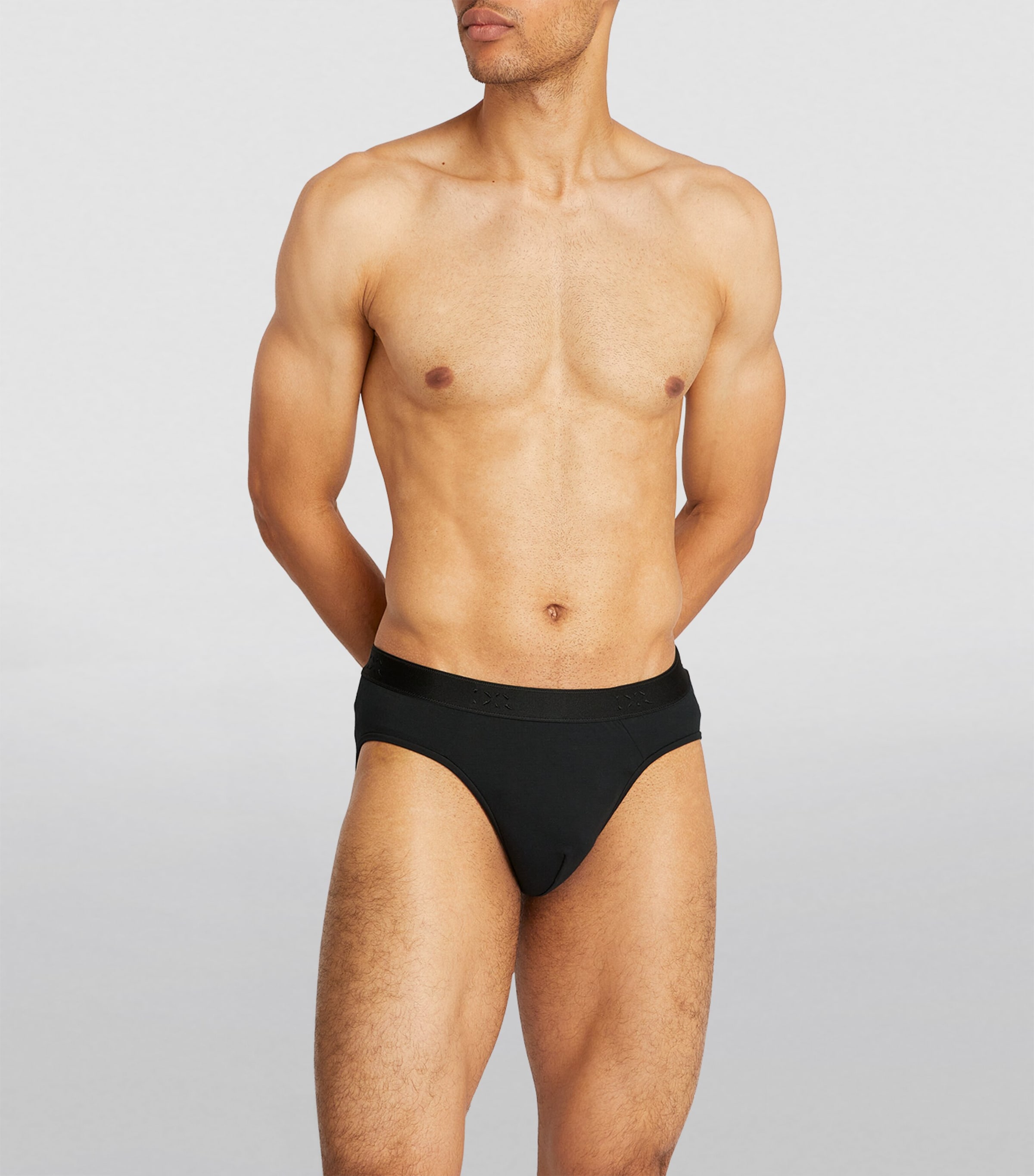 Derek Rose Mens Micro Modal Briefs Black Image 2