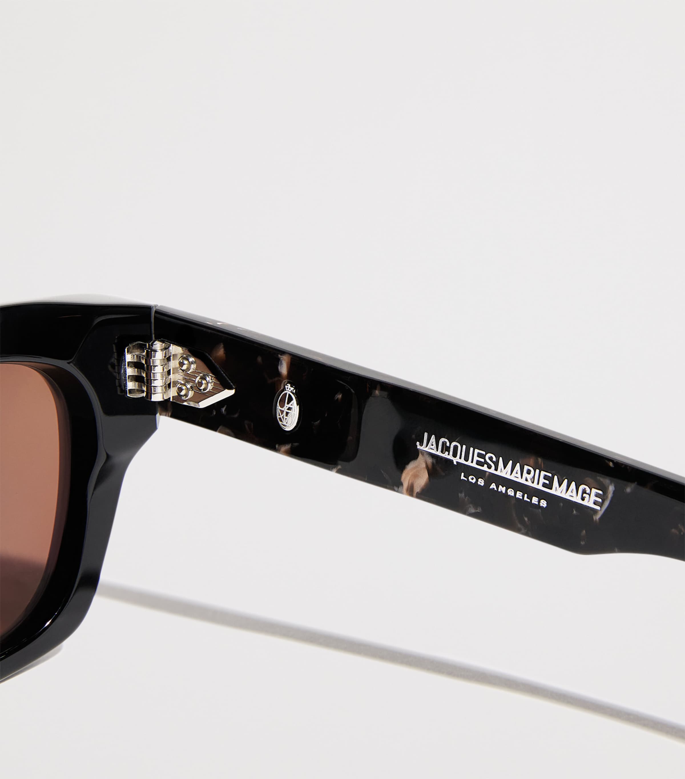 Jacques Marie Mage Acetate Dealan-53 Sunglasses Deep Brown Image 7