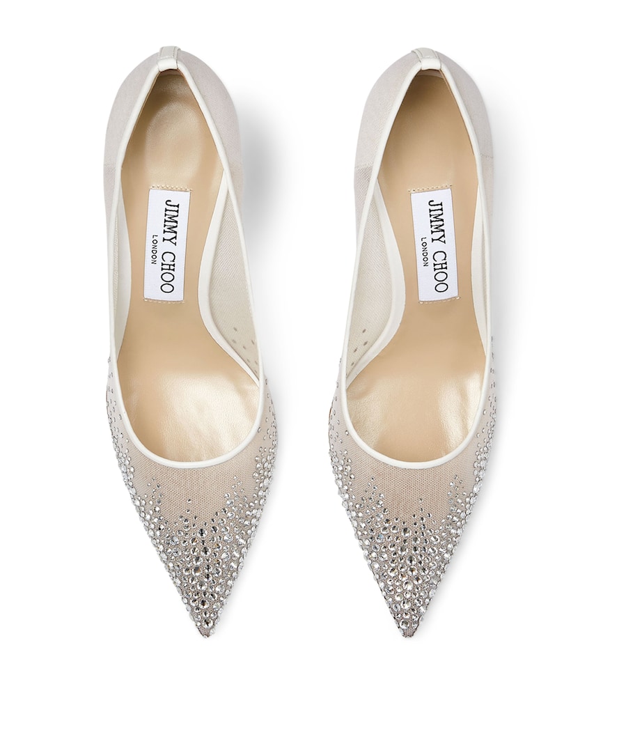 Love 85 Embellished Pumps WHITE/CRYSTAL Image 2