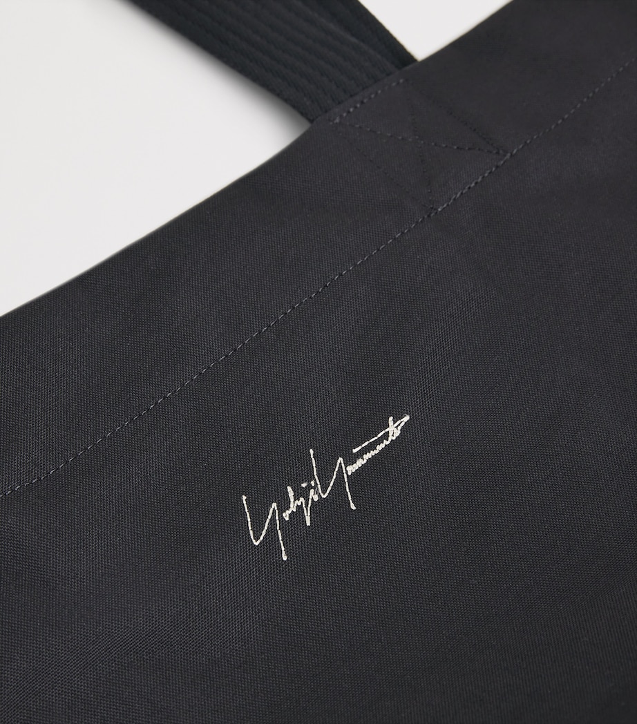 x adidas Y-3 Canvas Kuro Tote Bag BLACK Image 6