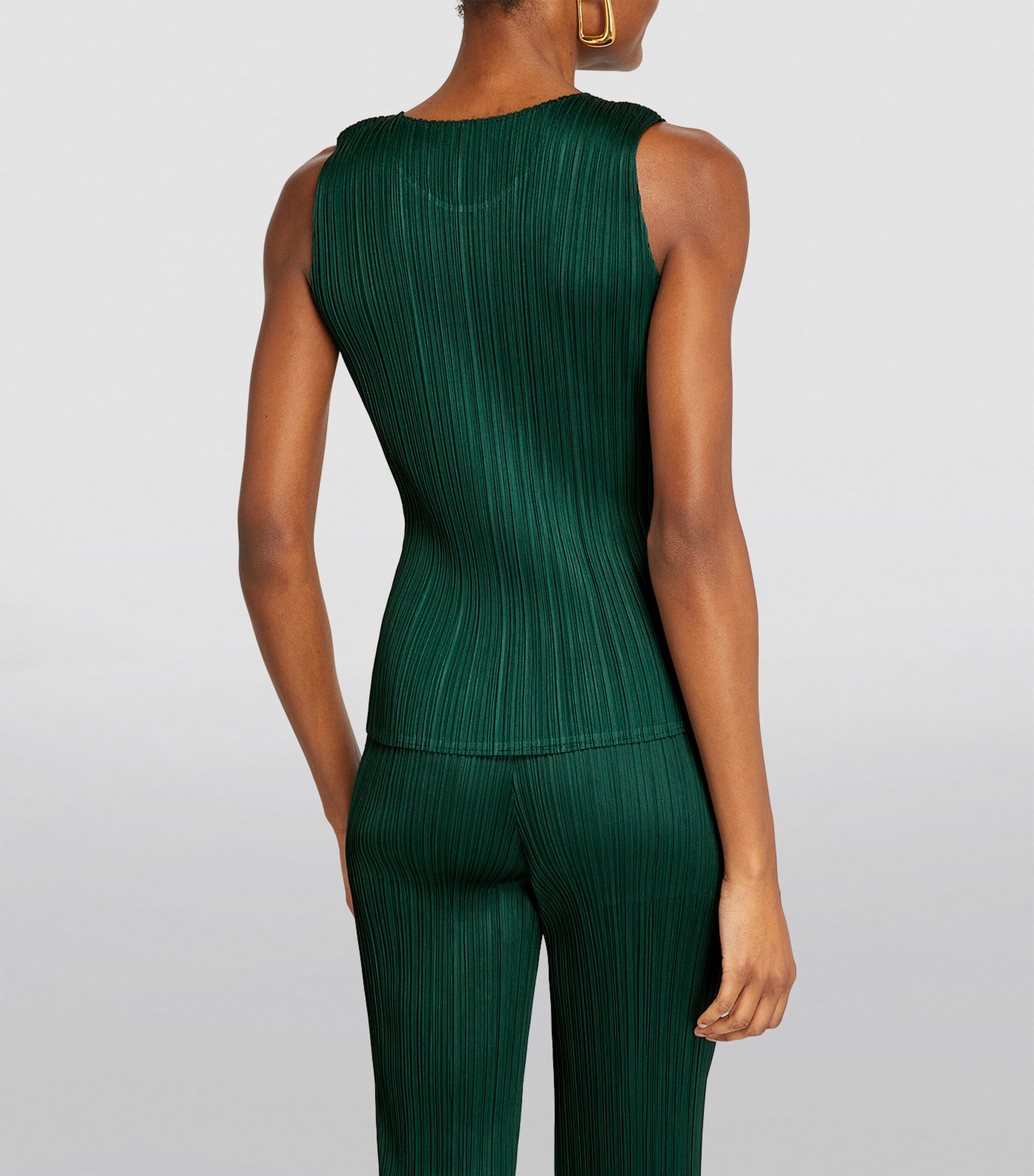 Pleats Please Issey Miyake Womens Sleeveless New Colorful Basics Tank Top Image 4
