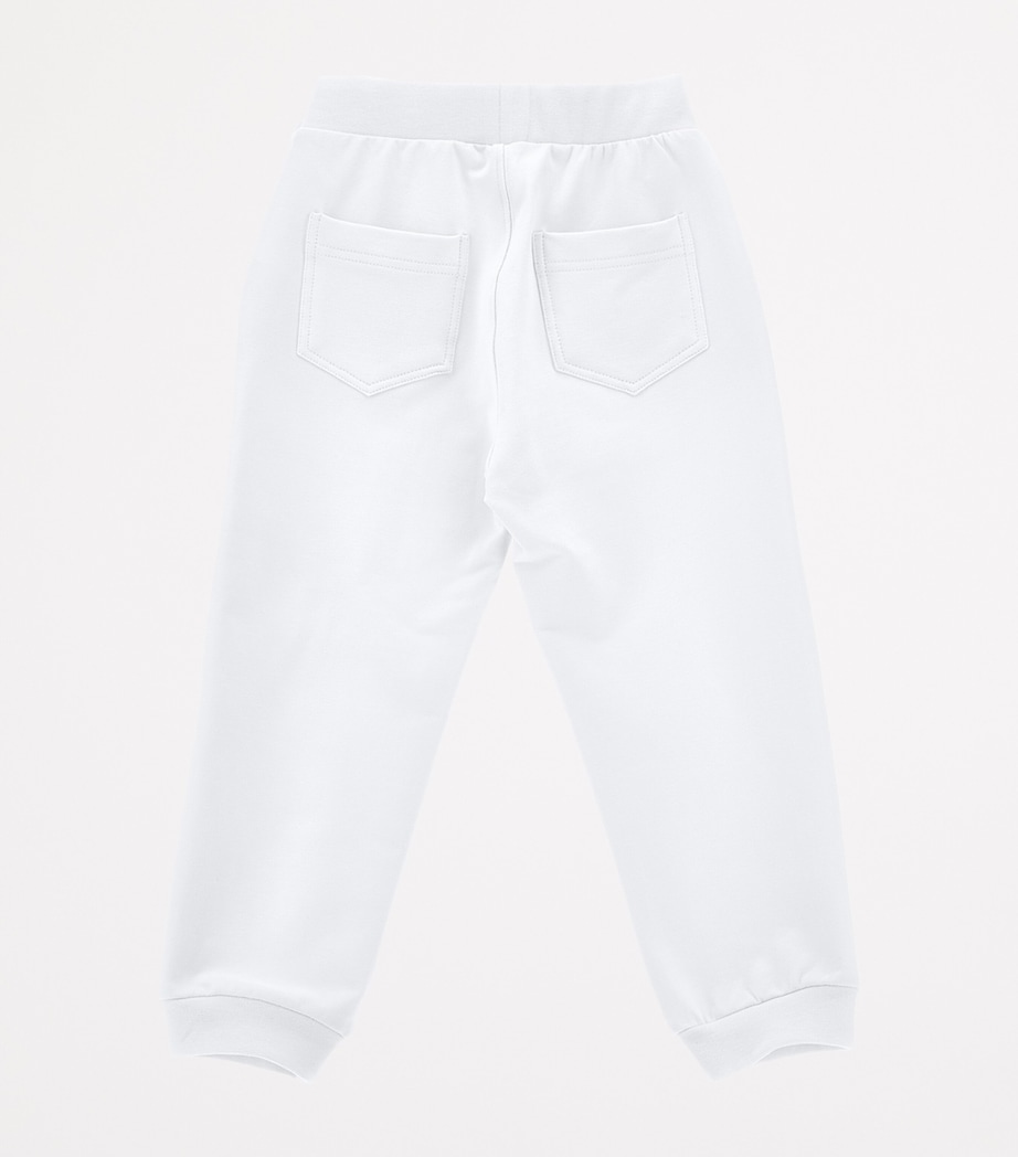 Stretch-Cotton Floral Sweatpants (2-12 Years) BIANCO Image 2