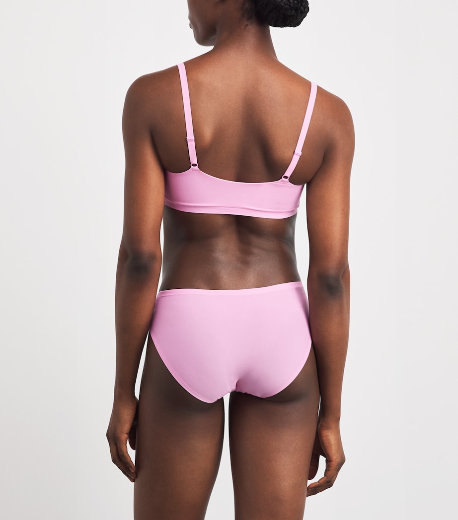 Chantelle Womens SoftStretch Padded Bralette Peony Pink Image 3